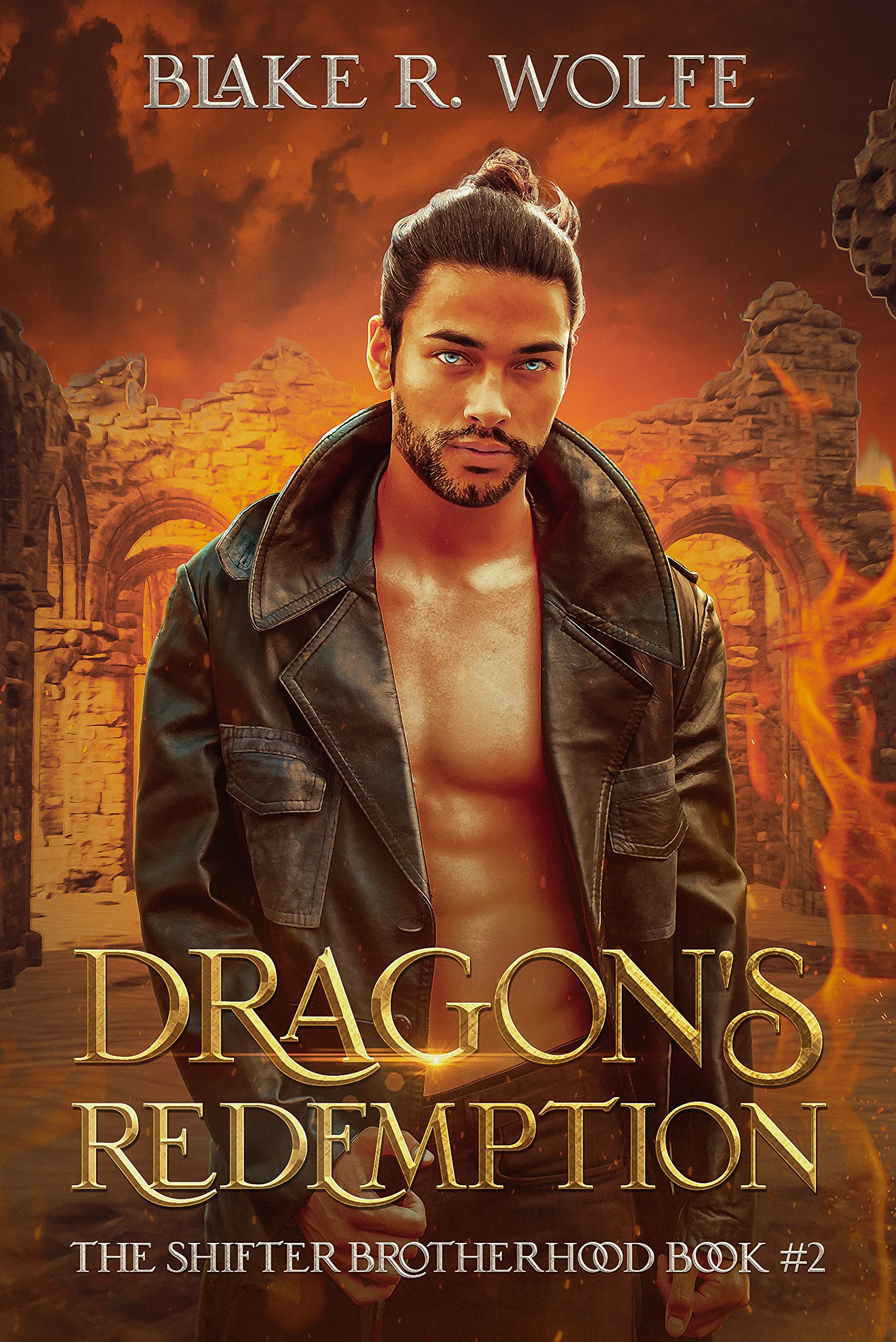Dragon's Redemption: MM Dragon Shifter Fantasy Romance (The Shifter Brotherhood Book 2)