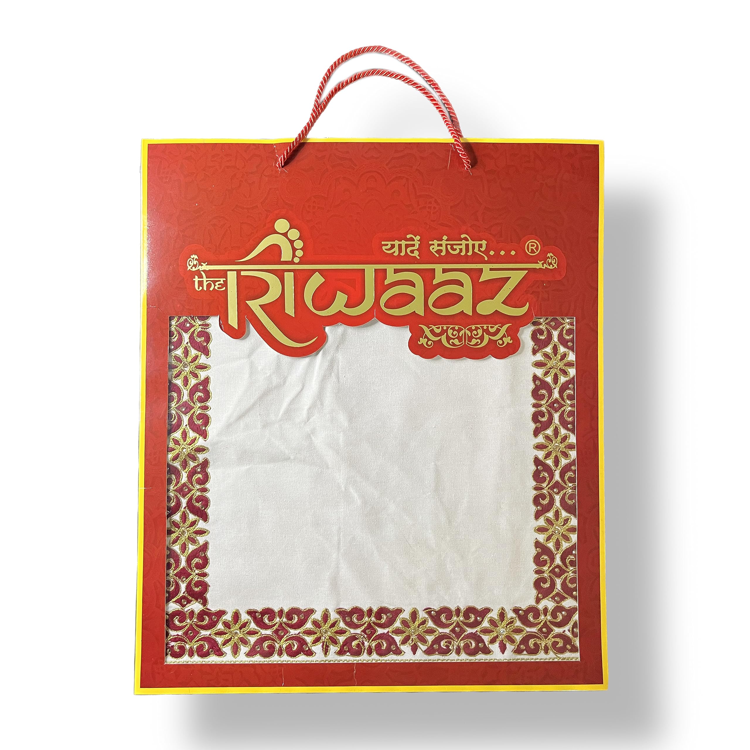 Bride's and New Born Baby Welcome Embroidered kutchi Working Modern Welcome Footprint Handprint Cloth Kanku Pagla Rumal-image-5