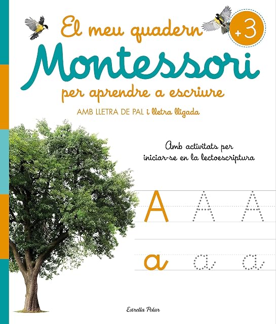 Portada de El meu quadern Montessori per aprendre a escriure