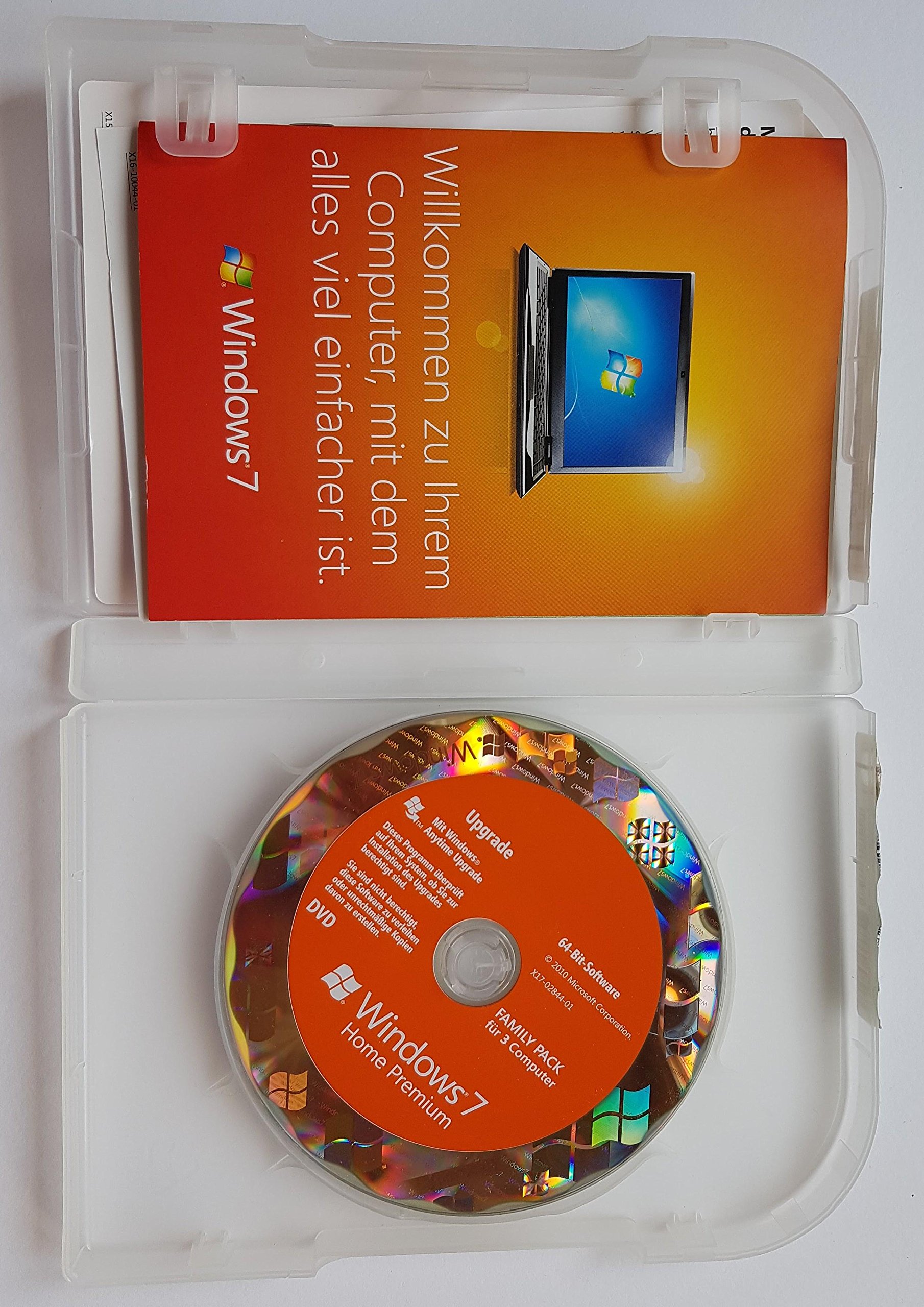 Windows 7 Home Premium Upgrade Family Pack (3 Lizenzen) [import allemand]
