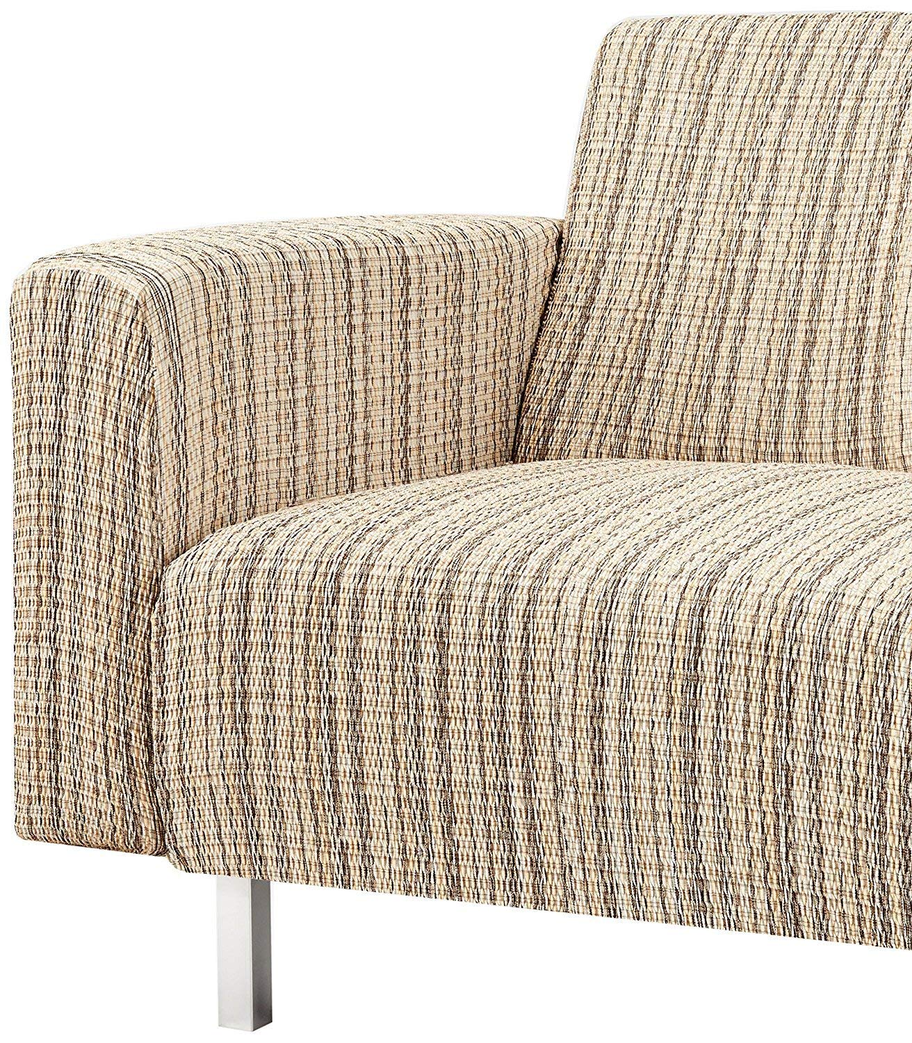 Martina Home Custodia di Divano Elasticizzato Modello Mejico 3 posti Beige, tela