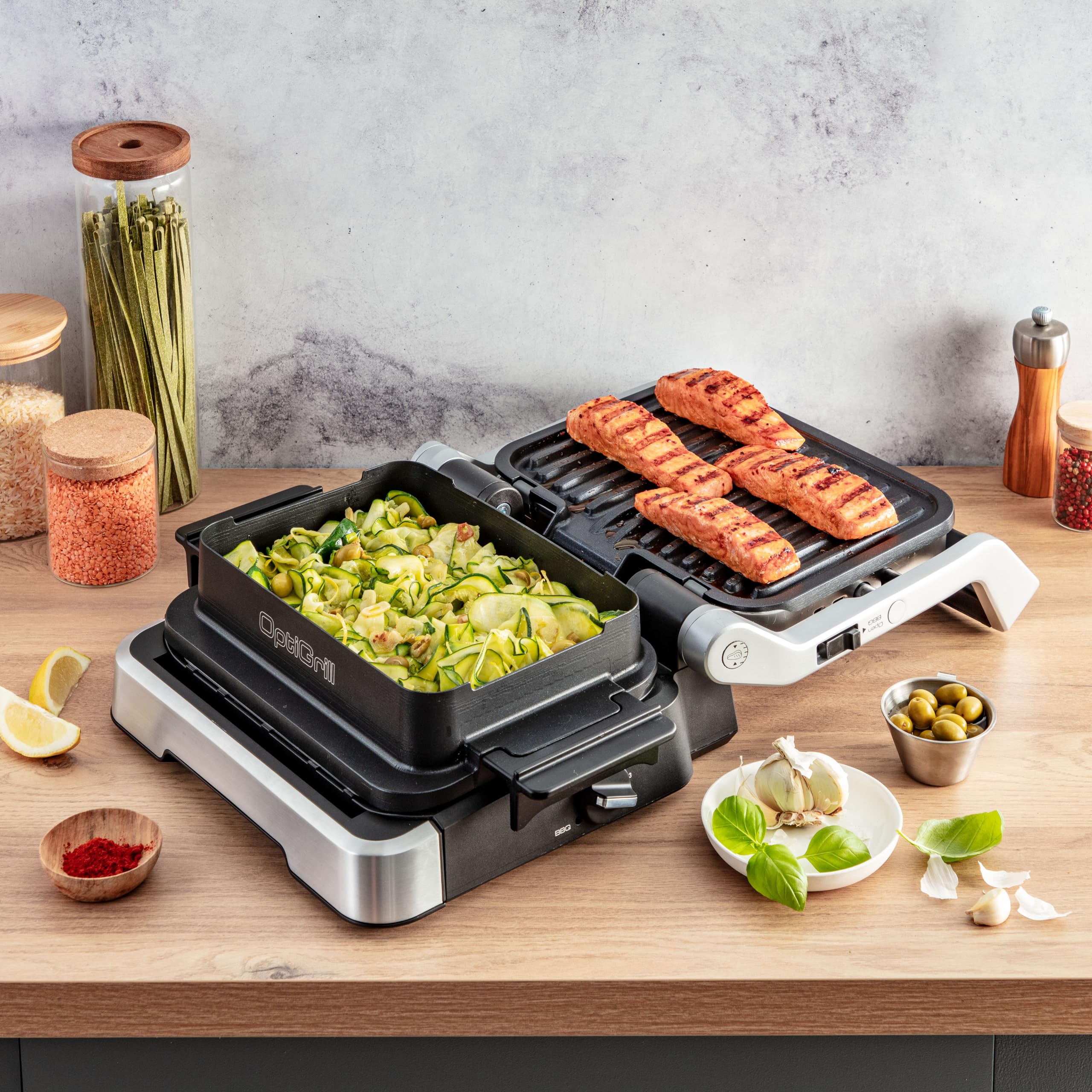 Tefal OptiGrill Zubehör Backschale, kompatibel mit OptiGrill 2-in-1, OptiGrill mit Backofen-Funktion erweitern, antihaftbeschichteter Aluminiumdruckguss, Schwarz, XA732810