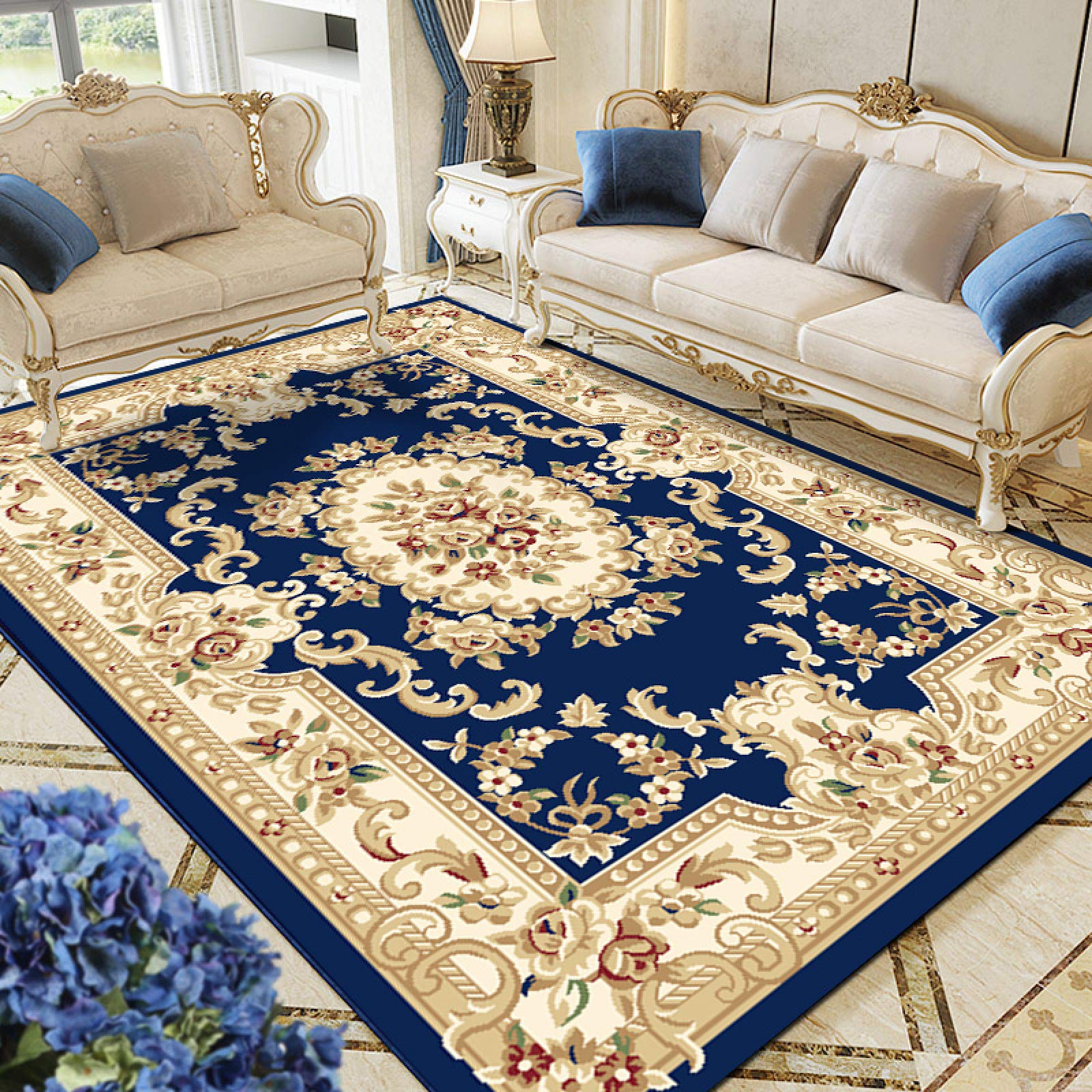 Tapis de chambre doux FACAI | Moelleux et épais pour le bien-être des pieds