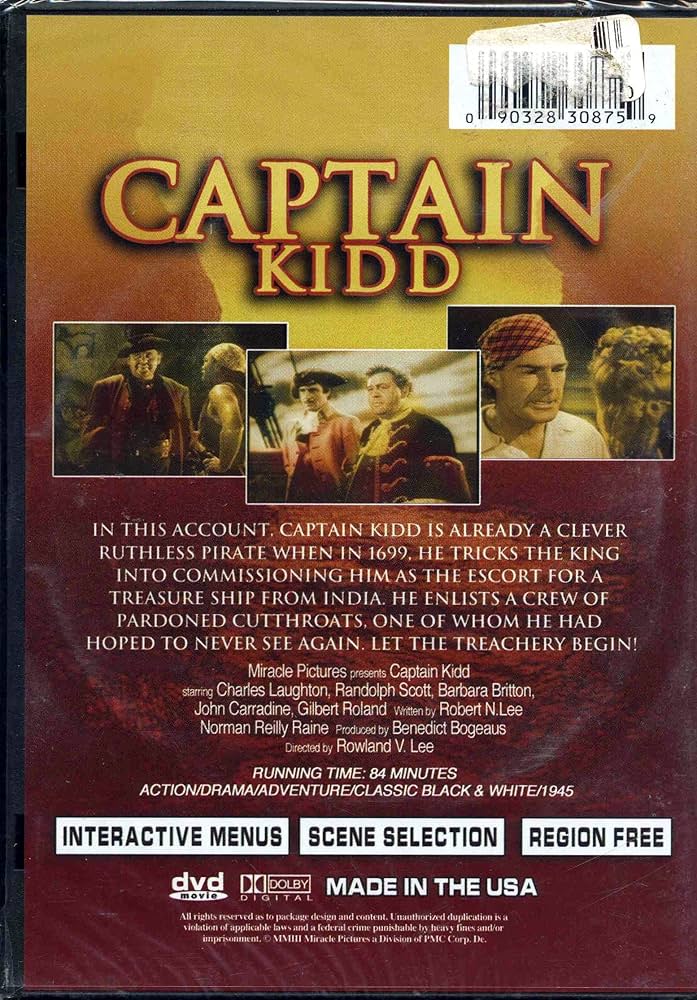 (未使用･未開封品)Shipwreck: Captain Kidd [DVD] Amazon.com: Captain Kidd : Rowland V. Lee, Randolph Scott