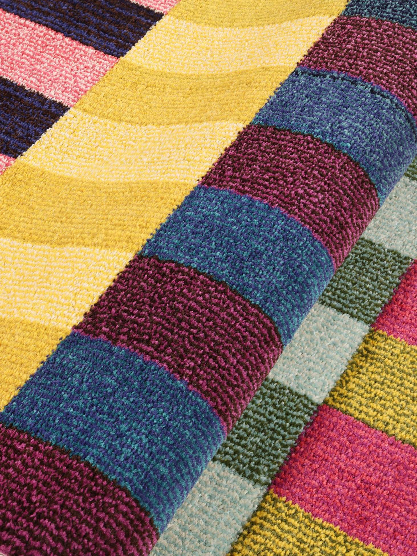 RugVista Flor, Teppich, Moderne Teppiche, 140 x 200 cm, Rechteckig, Niedriger Stapel, Wohnzimmer, Schlafzimmer, Küche, Nur chemische Reinigung, Oeko_tex_100, Mehrfarbig