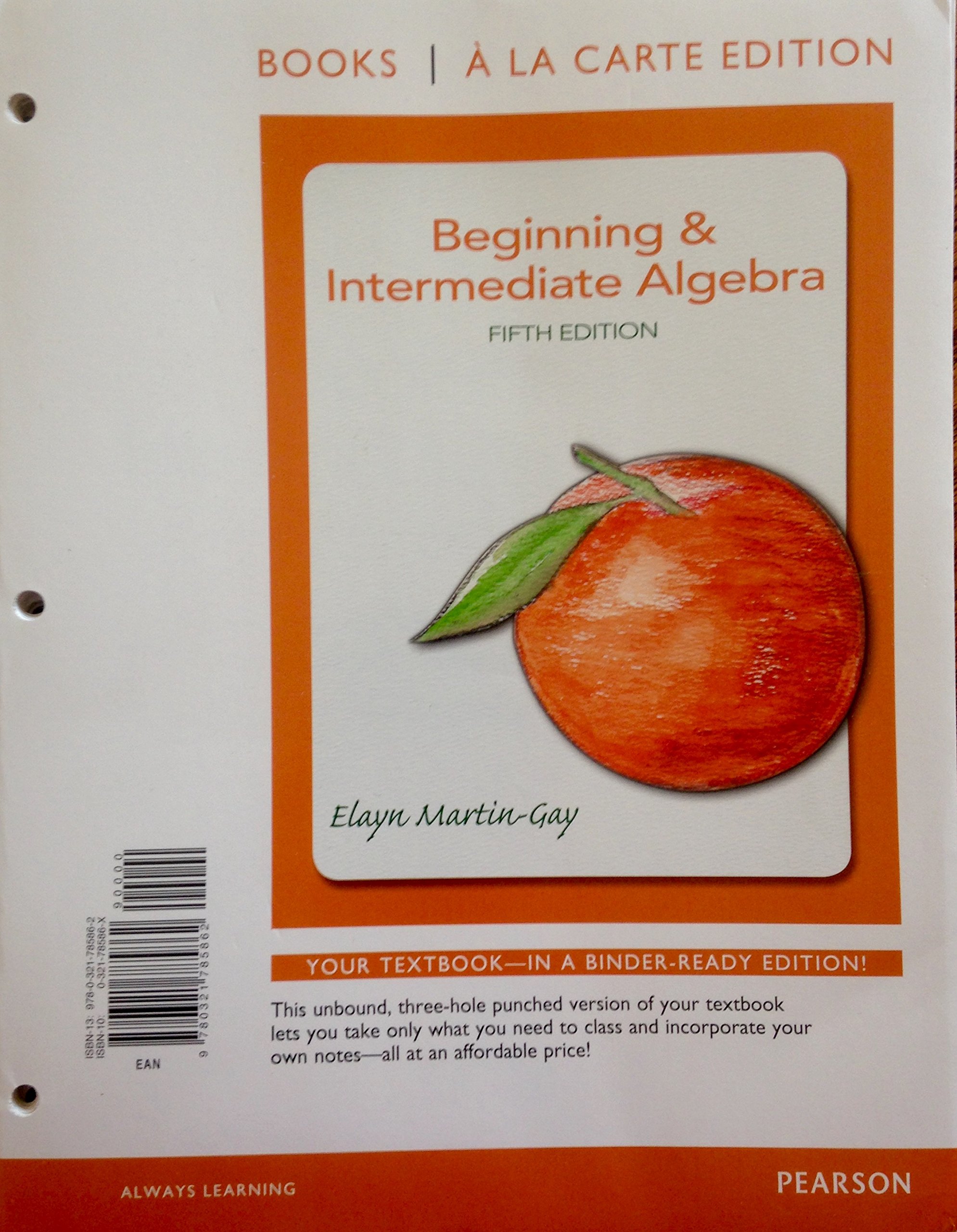 Beginning & Intermediate Algebra, Books a la Carte Edition (5th Edition)