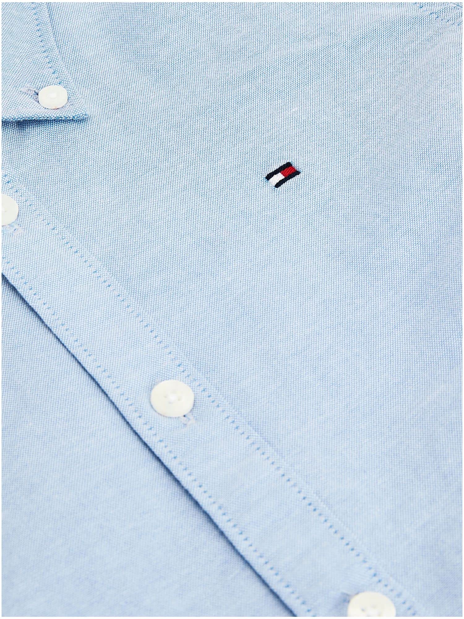 Tommy Hilfiger Camisa Chicos Oxford tejido elástico