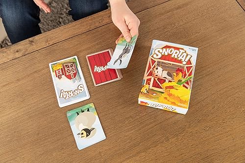 Miniatura 5 de Playroom Snorta! - The Hilarous Game of Matching Animal Sounds, Family Game Night Essentials Kids Card Games Educativo Family Fun Animal Sound Games