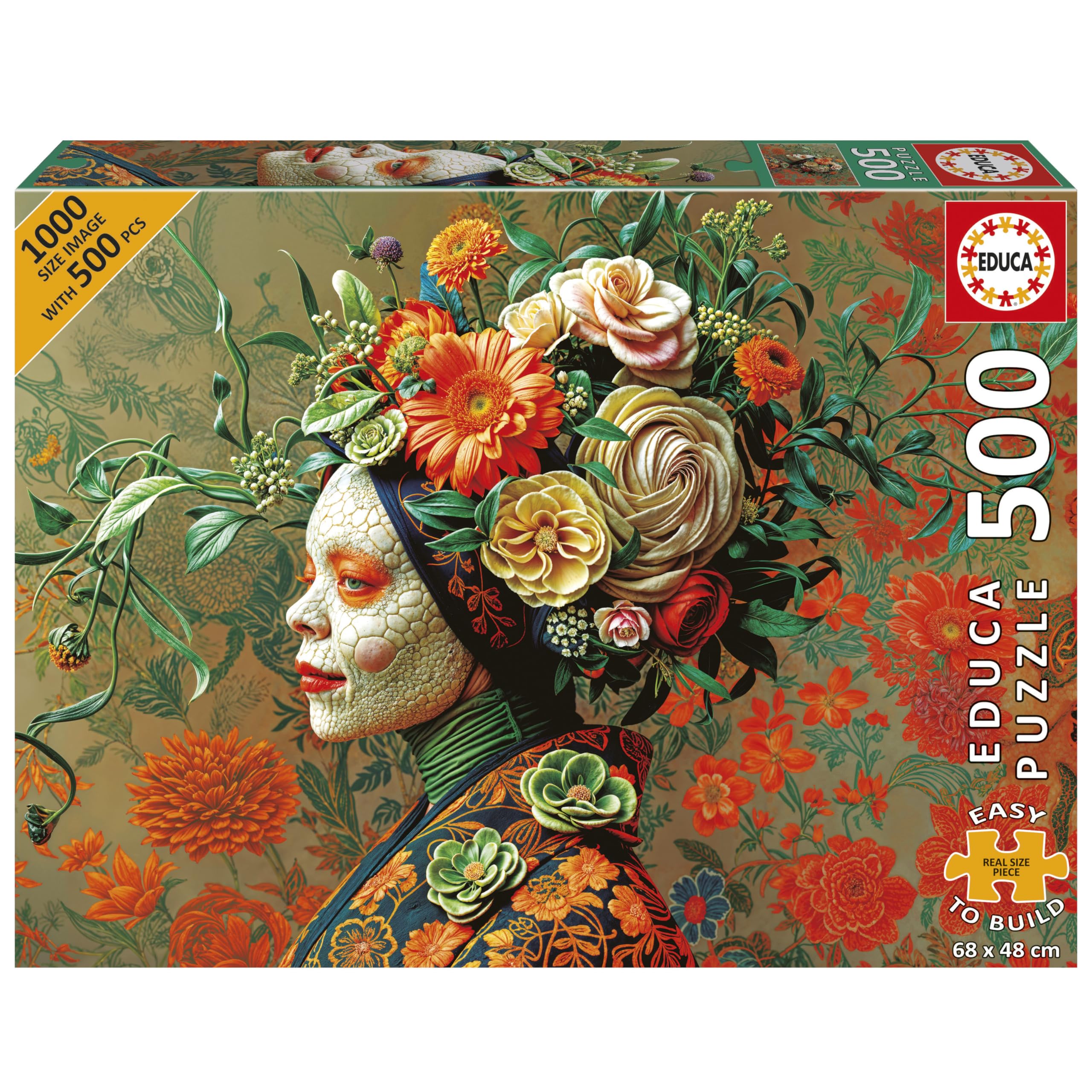 Educa - Puzzle 500 Teile für Erwachsene | Königin Eidechse Größe 48 x 34 cm ab 11 Jahren (20232)