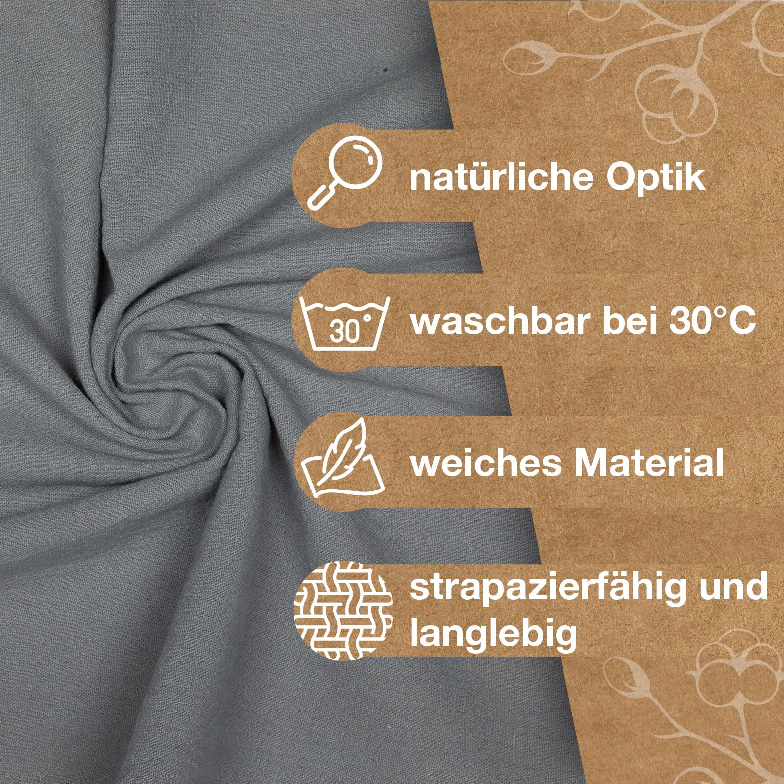 Halbach Seidenbänder Runner da tavola verde (40 x 160 cm) – Runner da tavola certificato in 100