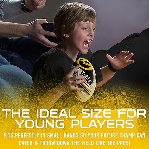 Miniatura 64 de Franklin Sports NCAA - Mini balón de fútbol juvenil - 8.5 pulgadas SPACELACE textura de fácil agarre, perfecto para niños