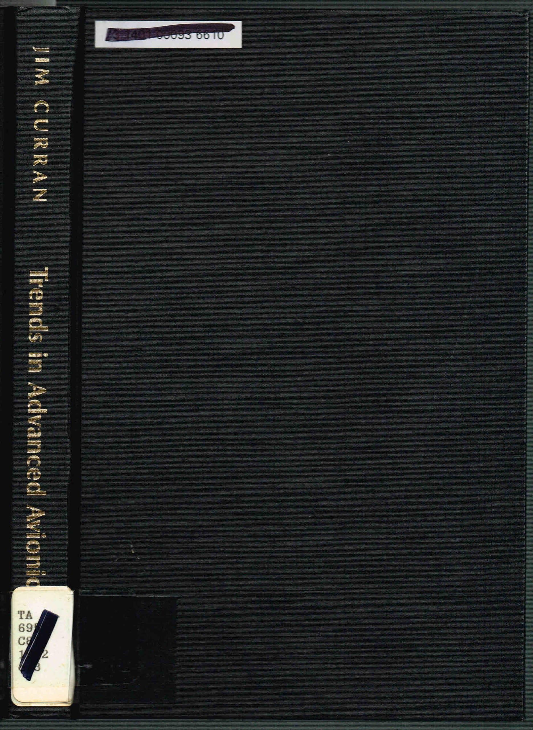 Trends in Advanced Avionics Hardcover – 1 Sept. 1992