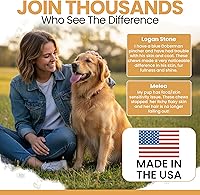 Vista 5 de Omega 3 para perros – 180 golosinas omega masticables suaves para piel y pelaje – Mezcla de aceite de pescado de ácidos grasos esenciales, Omega 3