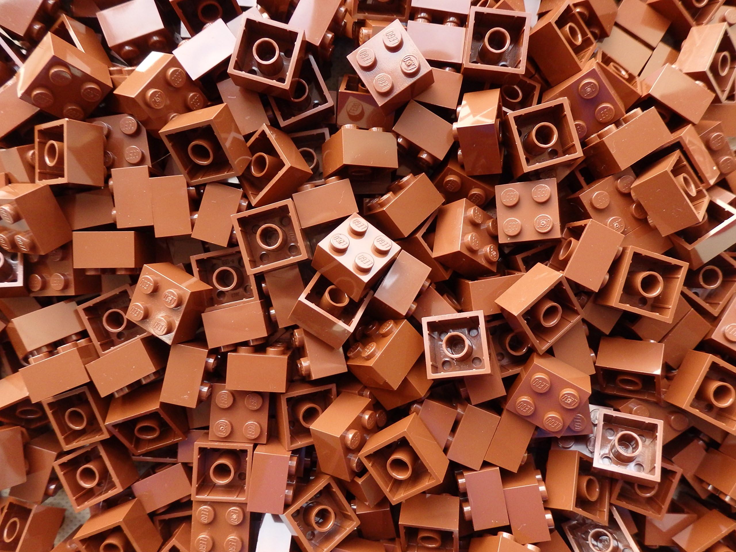 Bricks: Brown 2x2. Part 3003 (X 50)
