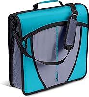 Vista 30 de Case-it Mighty Zip Tab - Carpeta escolar con cremallera, junta tórica de 3", capacidad para 600 hojas, carpeta expansible de 5 asignaturas