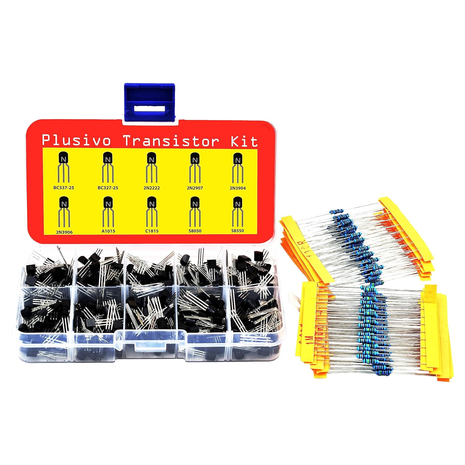 Transistors Assortment Kit with Resistor Pack, 210 Nepal Ubuy