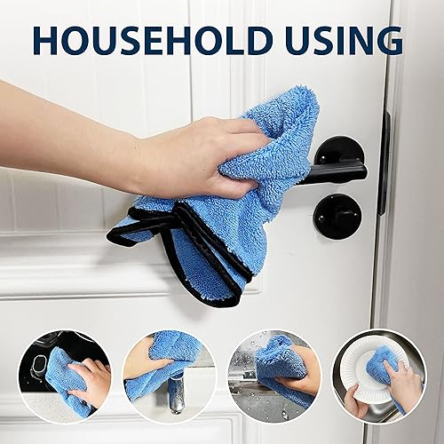 Miniatura 5 de Bust-HOP Toallas de microfibra para automóviles, secado de coche, toalla de pulido de detalles, con paño de microfibra sin bordes de seda, 16 x 16