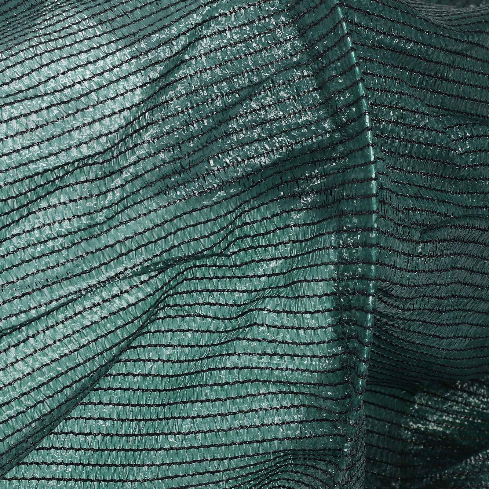 Serre Tunnel Portable de 300 Cm, 6 Piquets en Cercle (Blackish