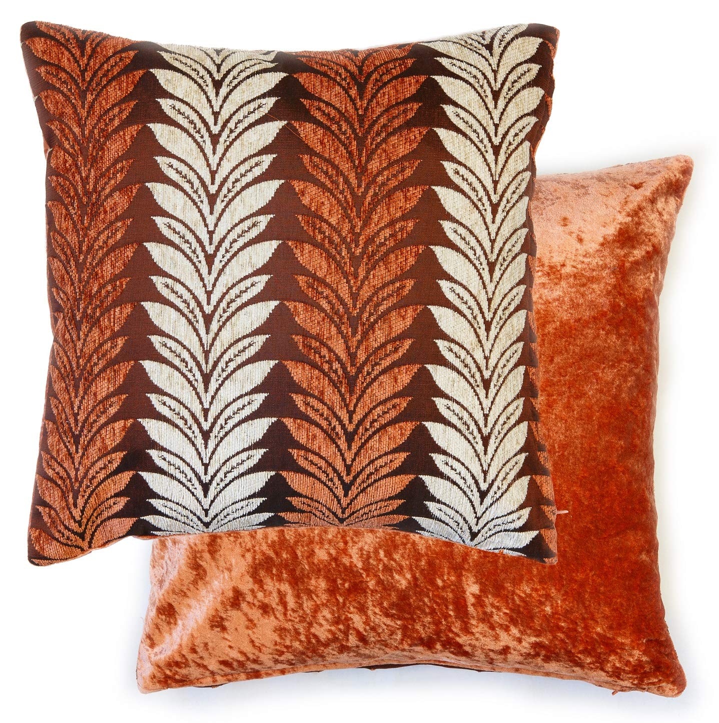 Emma Barclay Orange Willow - Cushion Cover In - 17X17 (43X43cm)