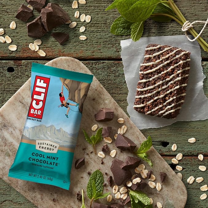 CLIF BAR - Sabor menta con chocolate y cafeína - 12 unidades de 2.4 oz. miniatura 7