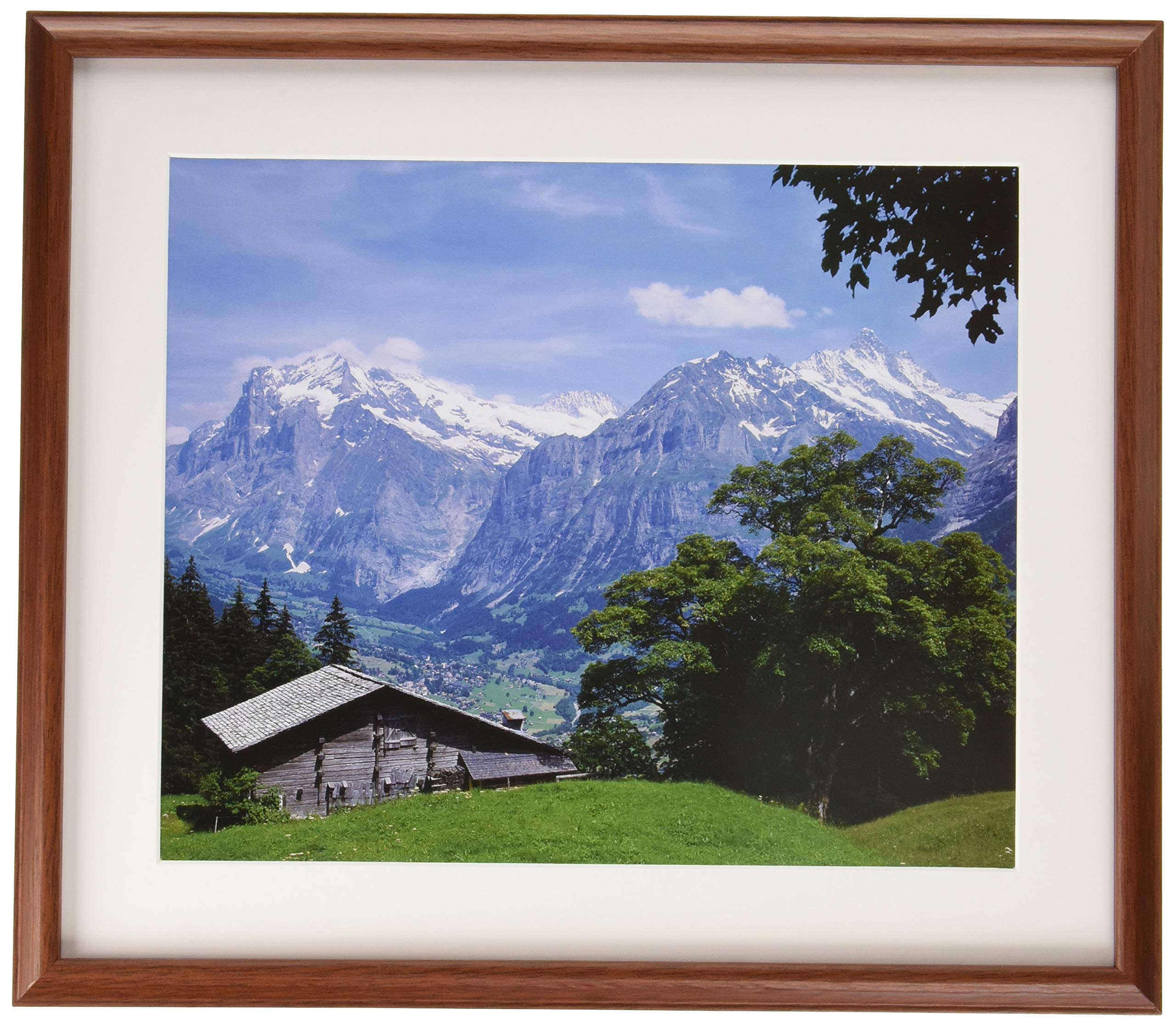 ??? KING 815644 Wood Picture Frame, Suzukaze, Brown, 4 Pieces