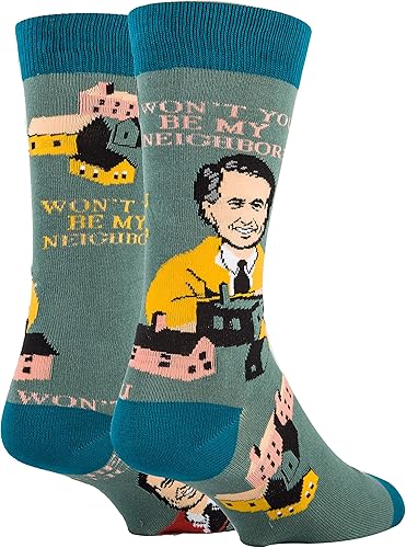 Miniatura 2 de ooohyeah Calcetines divertidos de Mr Rogers para hombre, novedosos calcetines locos y divertidos regalos