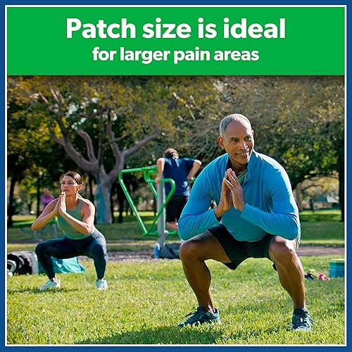 Miniatura 3 de Salonpas Parche para aliviar el dolor, grande, 6 unidades, para espalda, cuello, hombros, dolor de rodilla y dolor muscular, alivio del dolor de 8