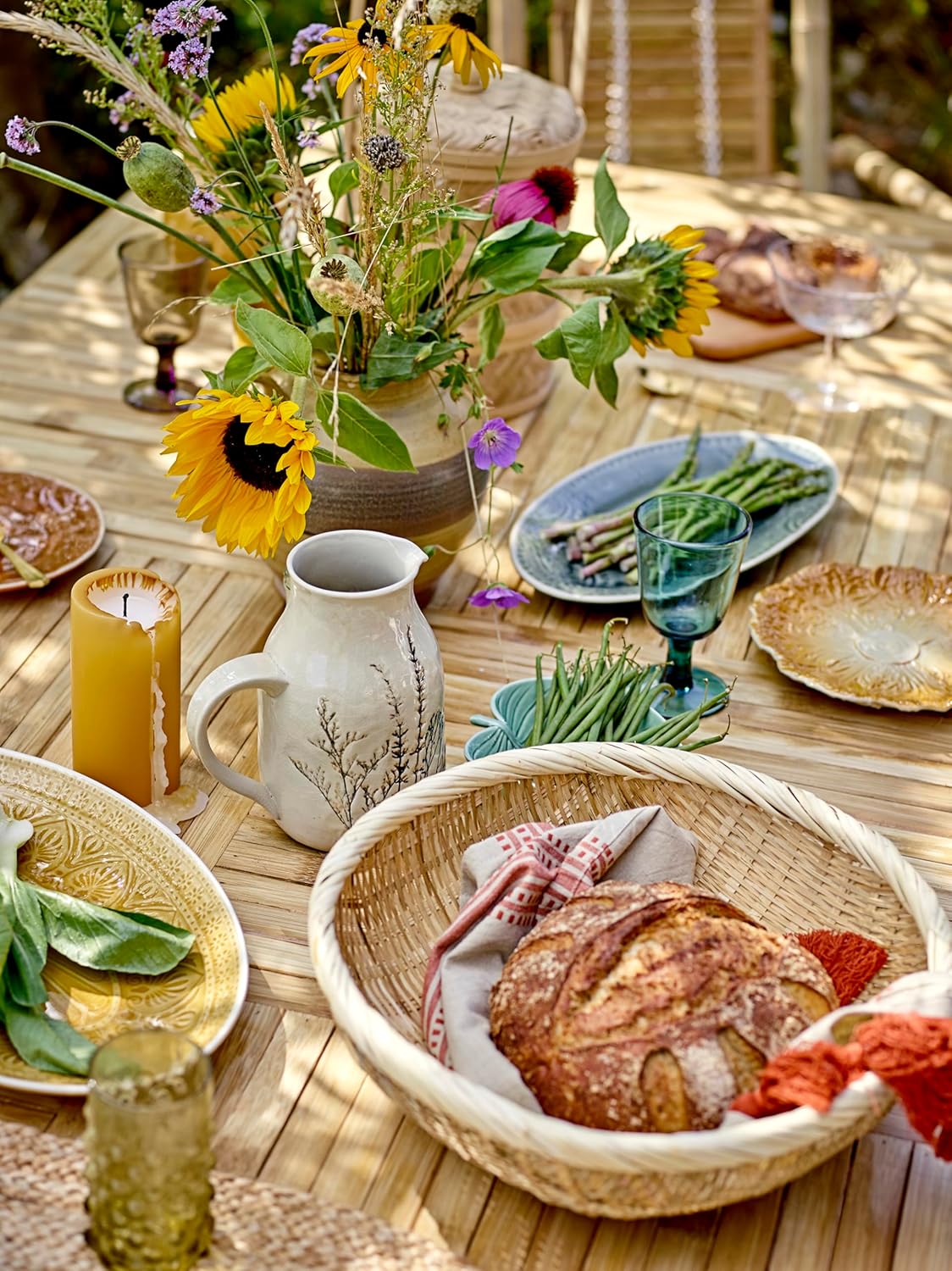 Bloomingville Bea Jug Natural Ceramic