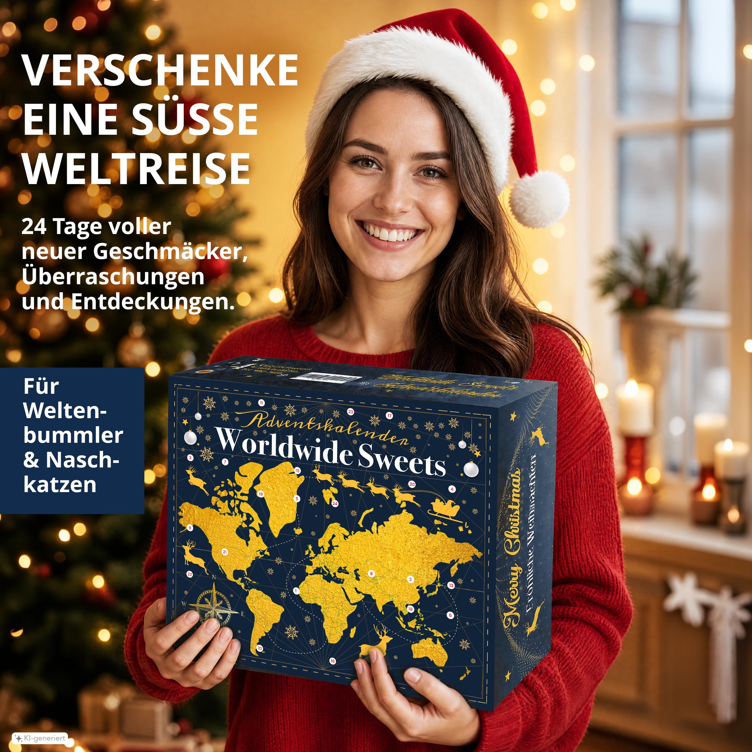 Worldwide Sweets Calendario de Adviento 2026, dulces y aperitivos de todo