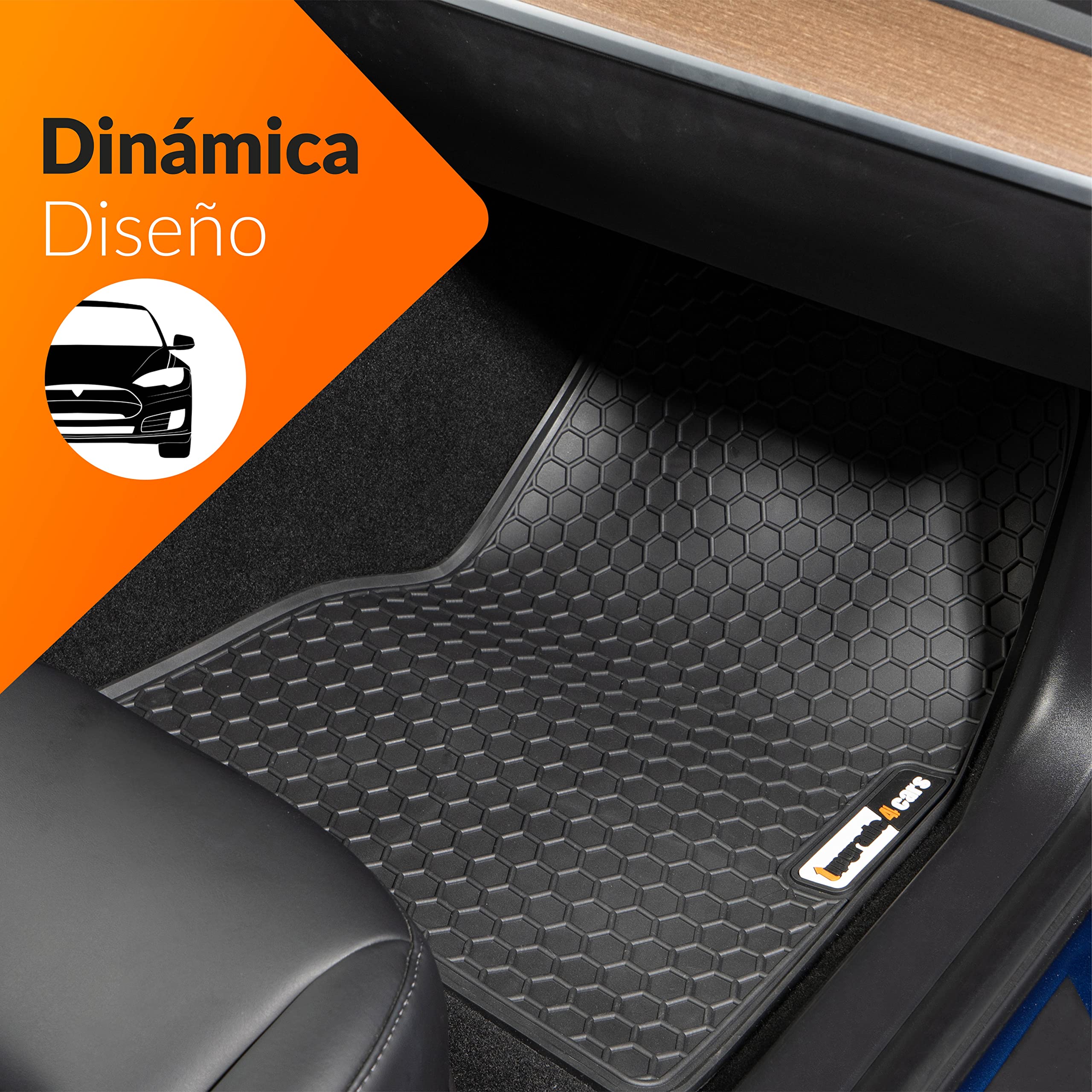 Upgrade4cars Alfombrillas Coche Compatible con Tesla Model 3 Accesorios