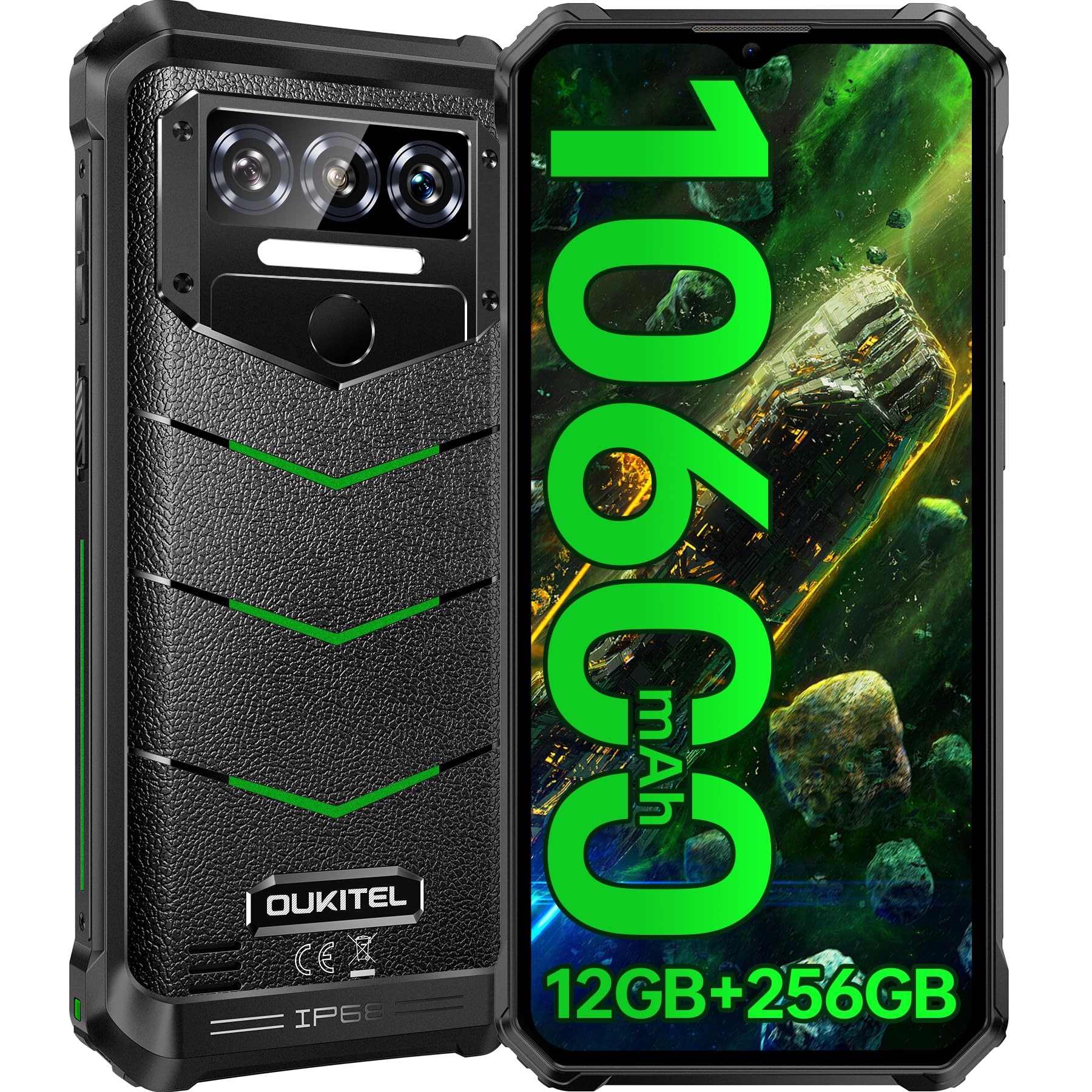 Amazon.com: OUKITEL WP38 Rugged Phone Unlocked 2024-12GB+256GB 