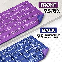 Vista 4 de 2 tapetes de yoga instructivos con correa de transporte