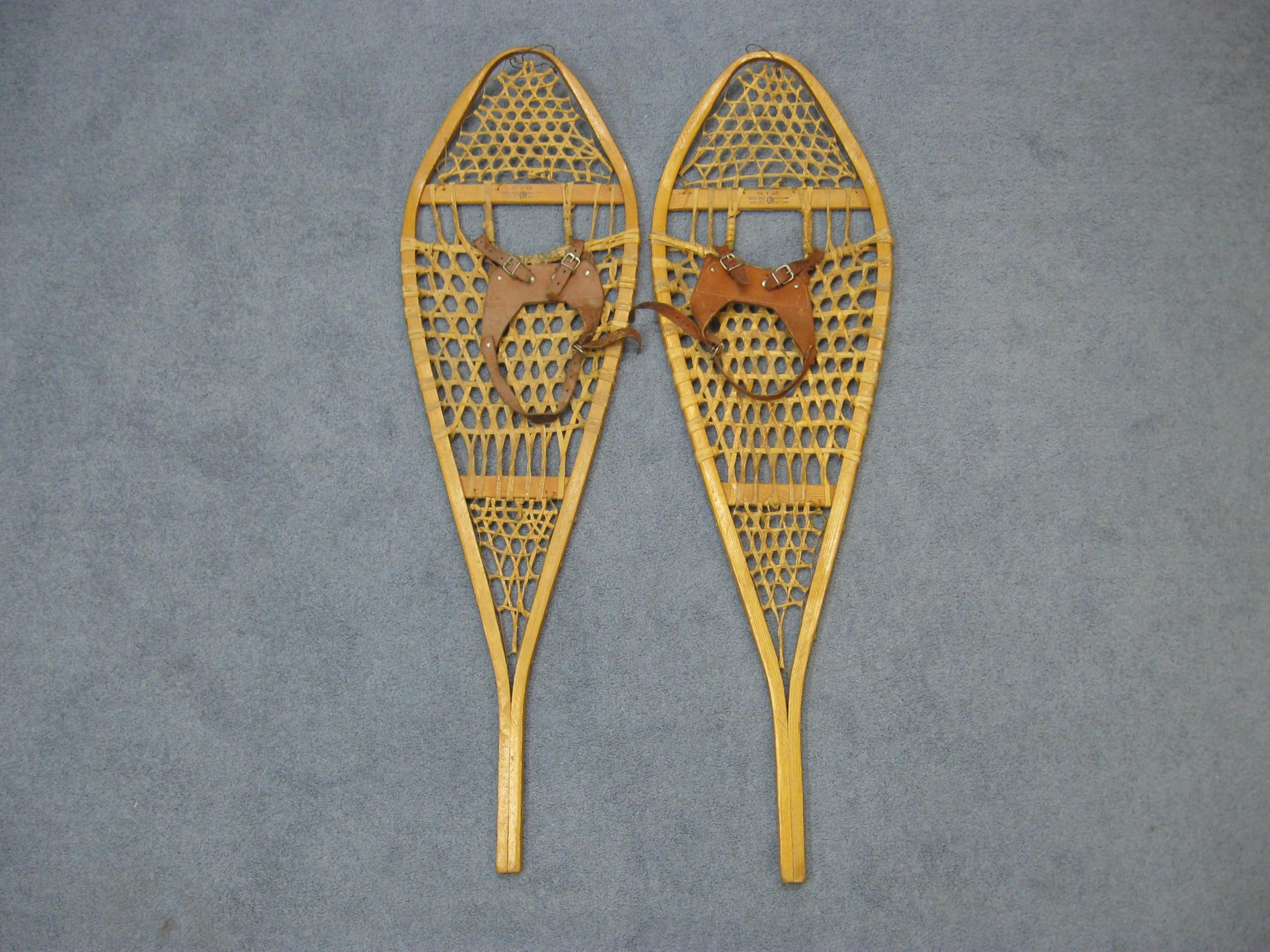 Authentic Vintage Pair of Used Snowshoes G134