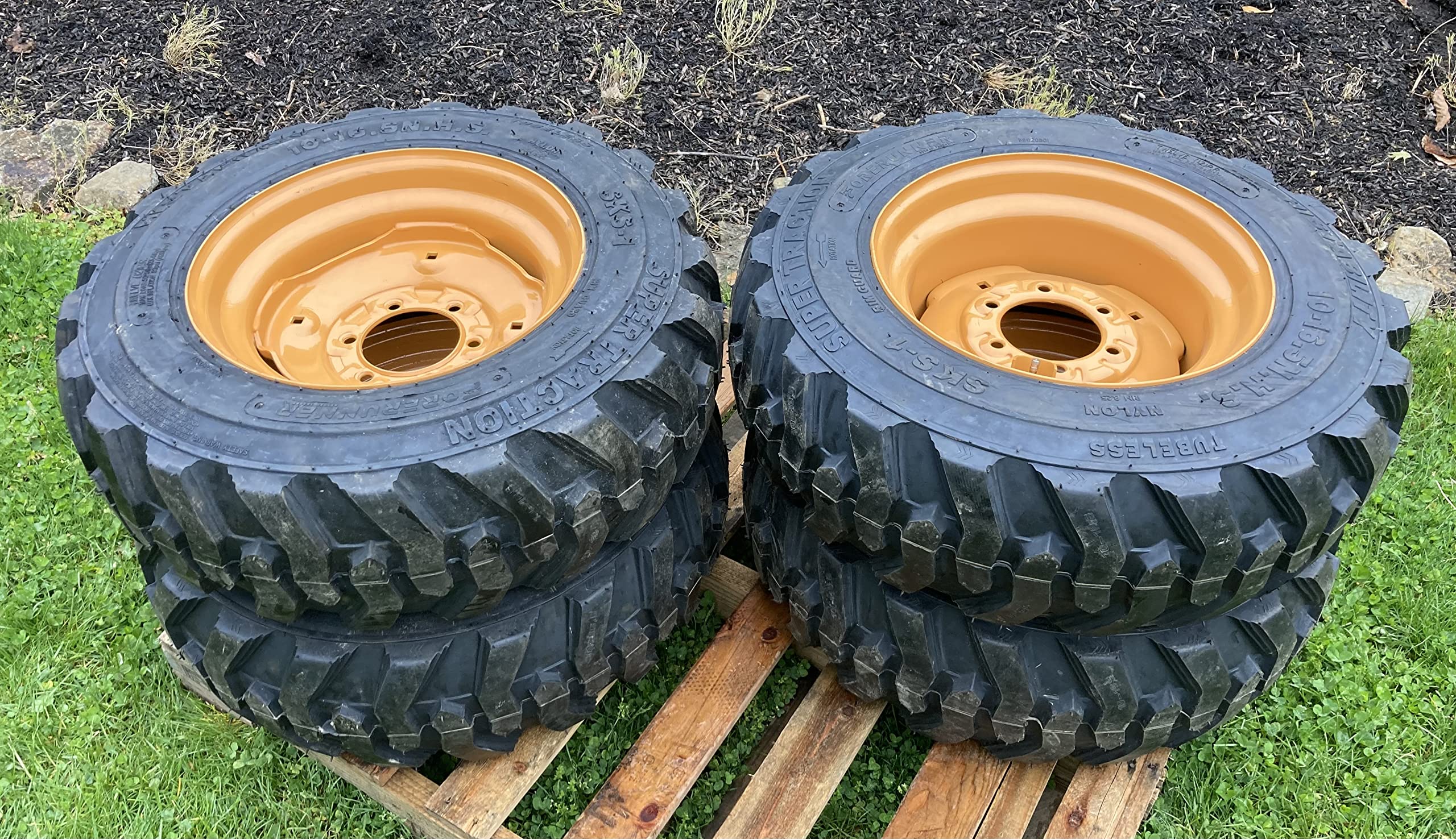 Amazon.com: 10-16.5 Forerunner SKS-1 Skid Steer Tires/Rims for