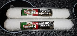 Margherita Premium Genoa Salami Chubs, Extra Large 1 1/2 LB Chubs (2 Pack)