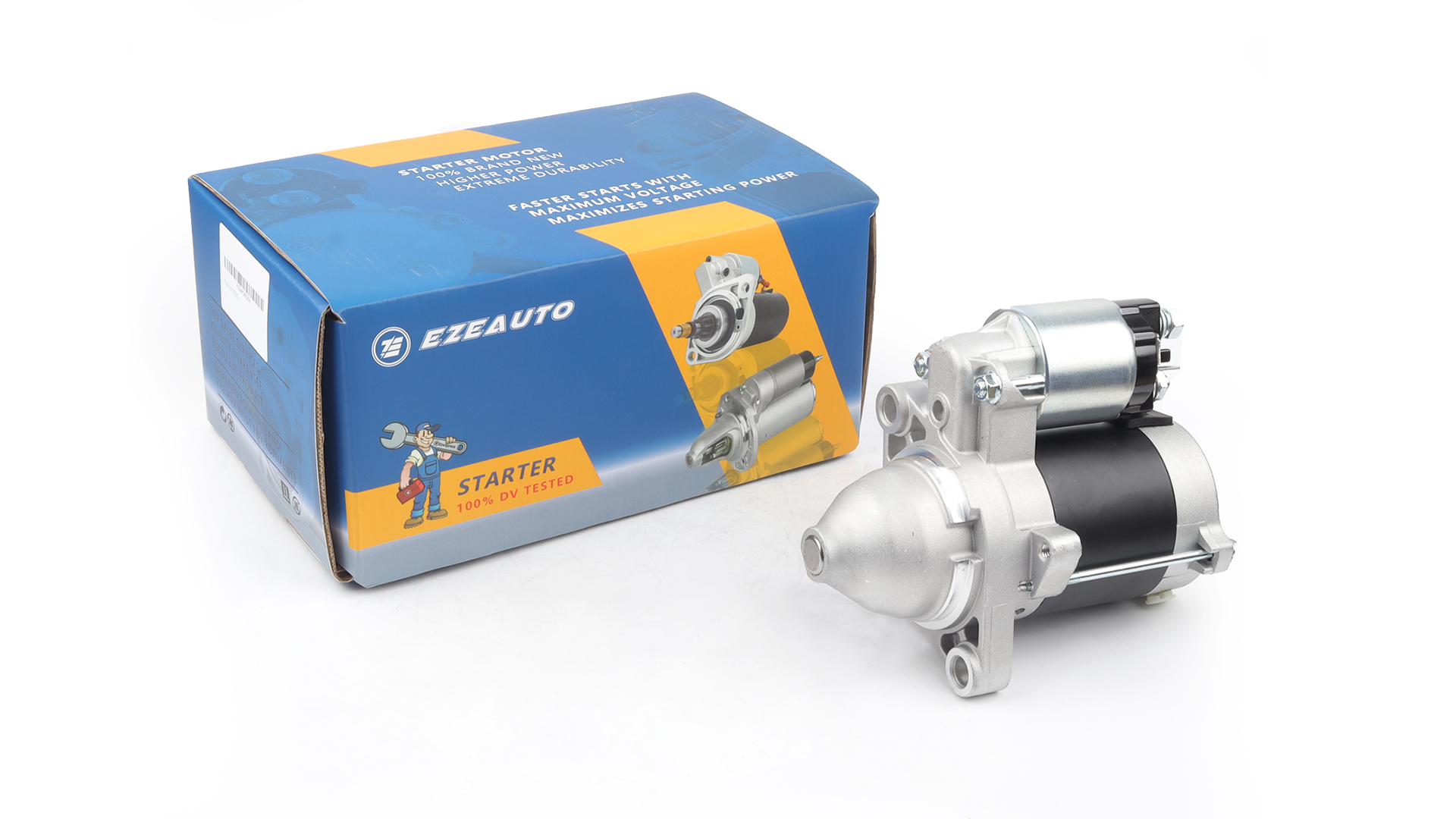 Image of Ezexpreze New Starter Compatible with Honda GX630, GX630H, GX630R, GX630RH, GX660, GX660R, GX660RH, GX690, V-Twin Engine 2007-2013 2280009480, 31200Z0A003, 31200Z6L003, DDWDN, 428000-6410, SND0728
