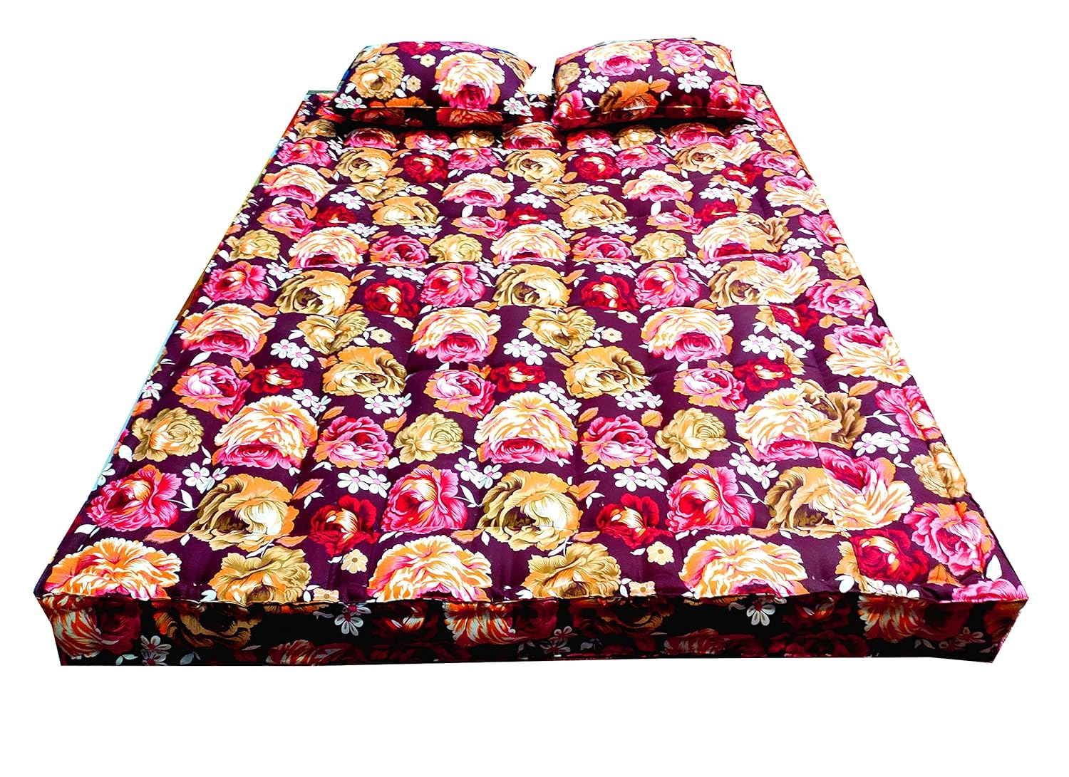 Flamo Mattress Organic Silk Cotton Kapok Ilavam Panju Queen Size Mattress, 6.5 x 5 ft / 78 x 60