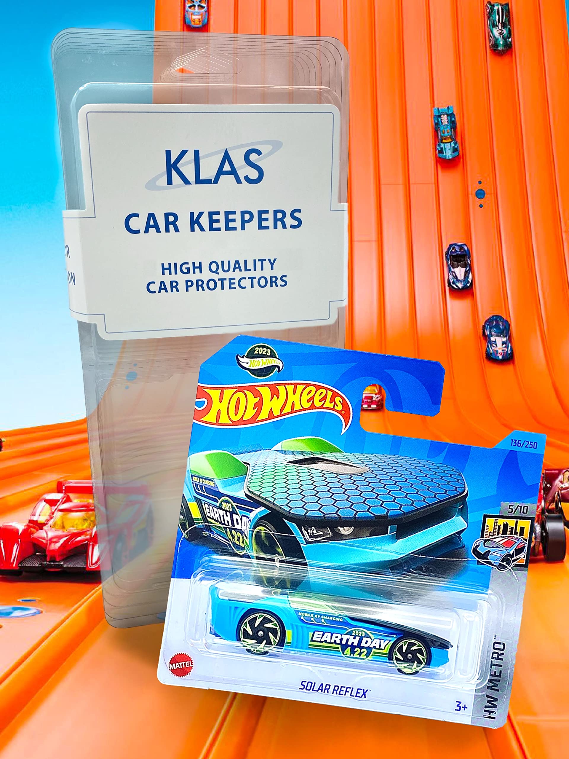 Hot Wheels Solar Reflex (Blue) 5/10 HW Metro, 2023-136/250(Short Card) - Image 2