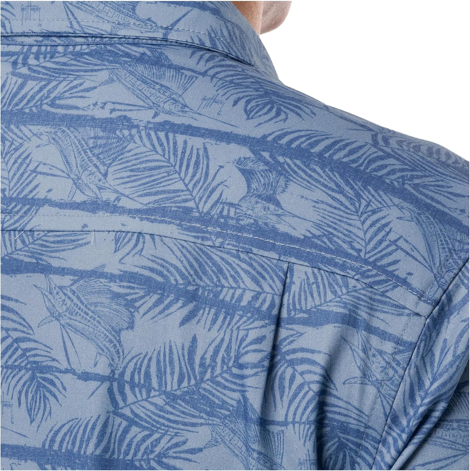 Guy Harvey Men’s Short Sleeve Button Down Resort Shirt