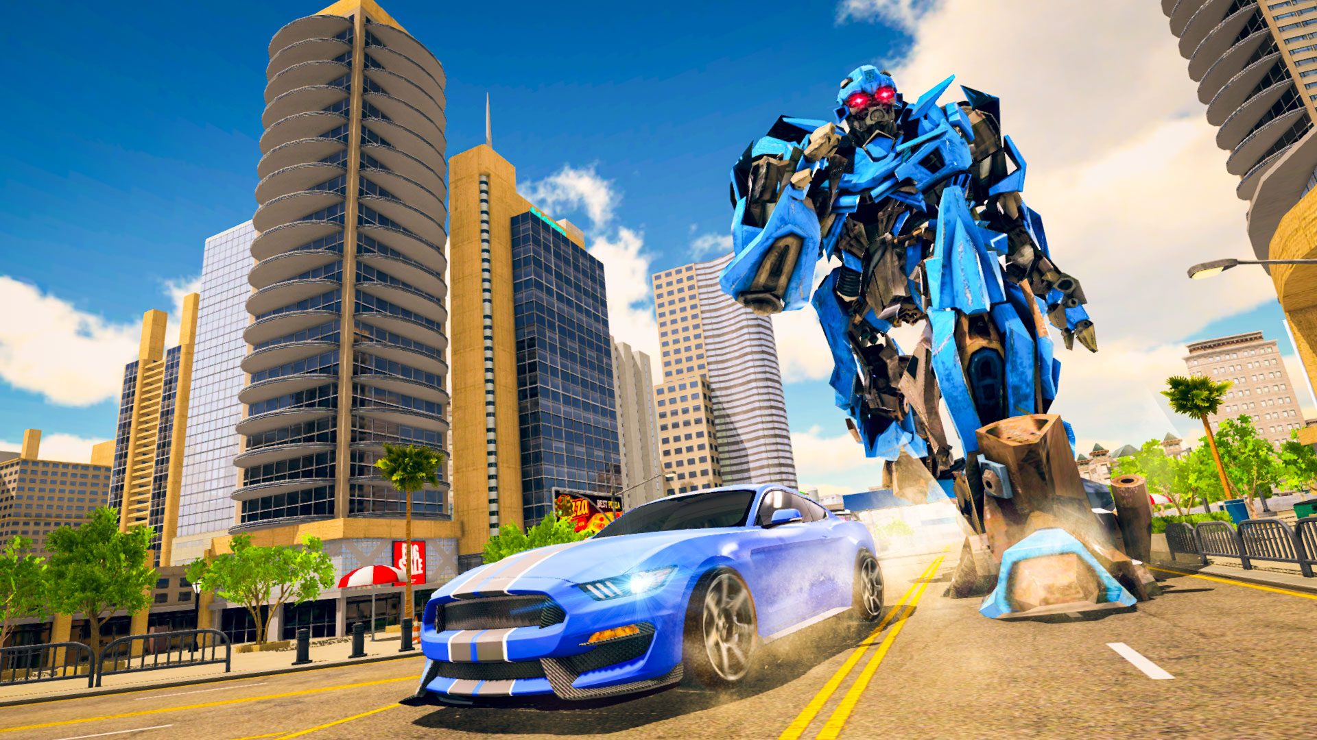 Ultimate Robot Car transforming game App on Amazon Appstore