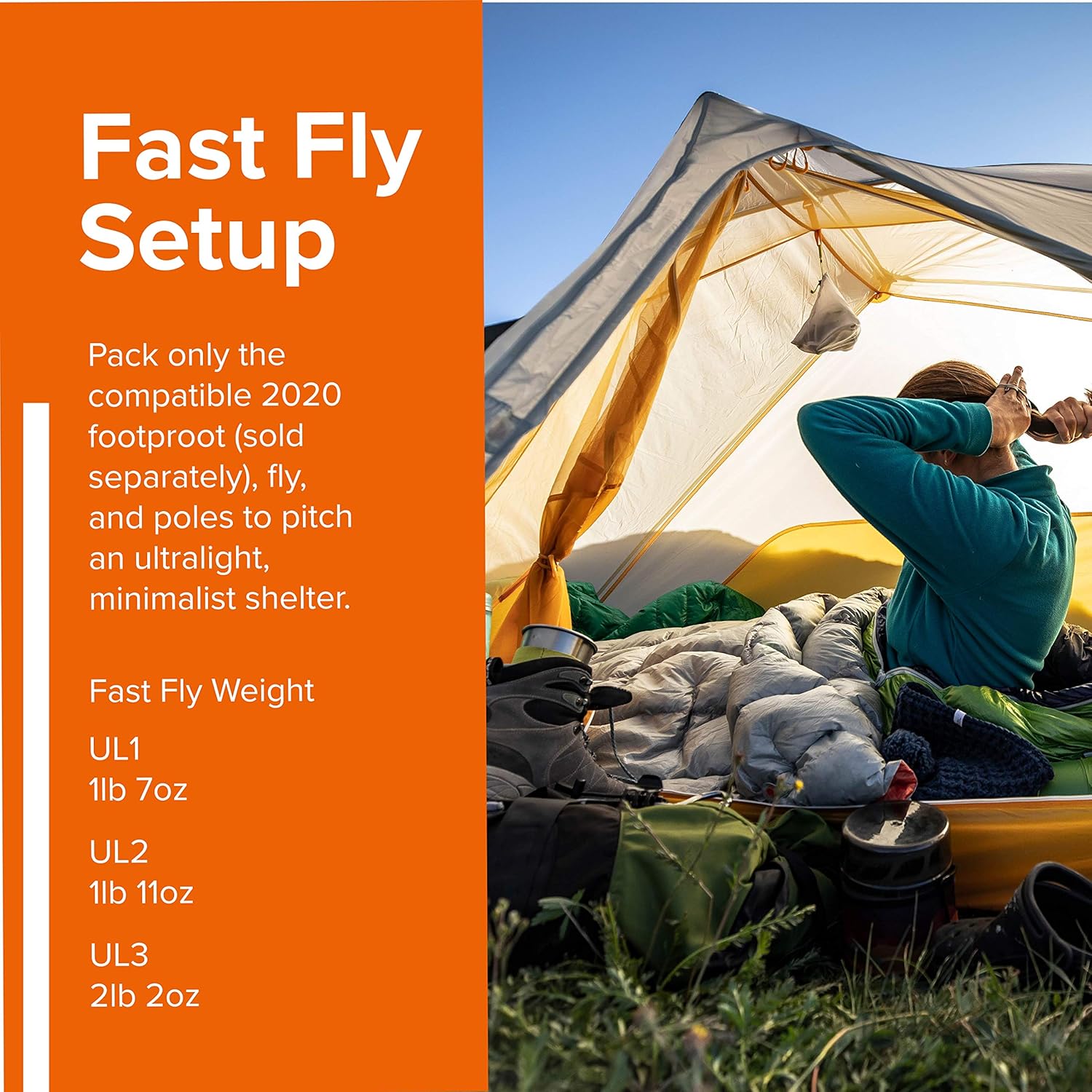 Big Agnes Unisex'S Tiger Wall Tent, Grey/Gold, One Size