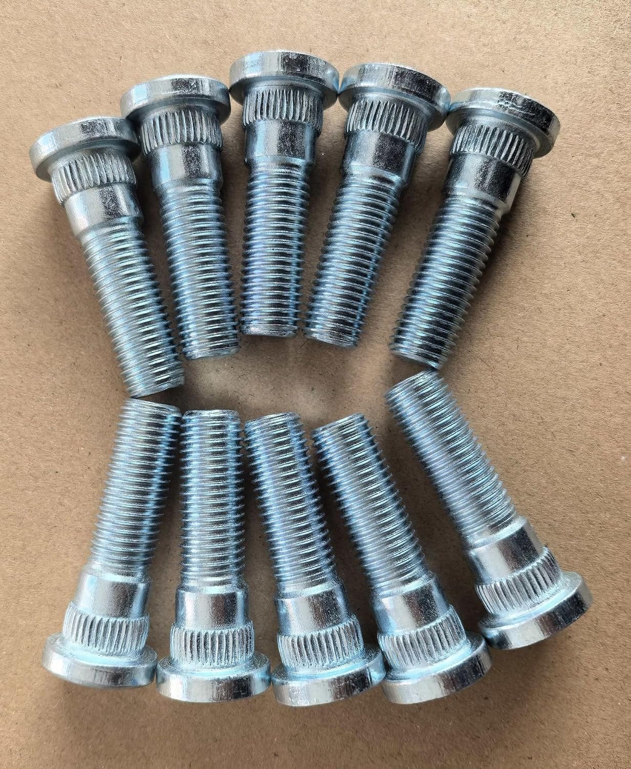 10PCS Grade 12.9 Wheel Studs 610-474 43.8mm Length M12x1.5 Lug Bolts Replacement for 2001-2006 Chrysler Neon, PT Cruiser, Sebring; Dodge Neon, Stratus, SX 2.0