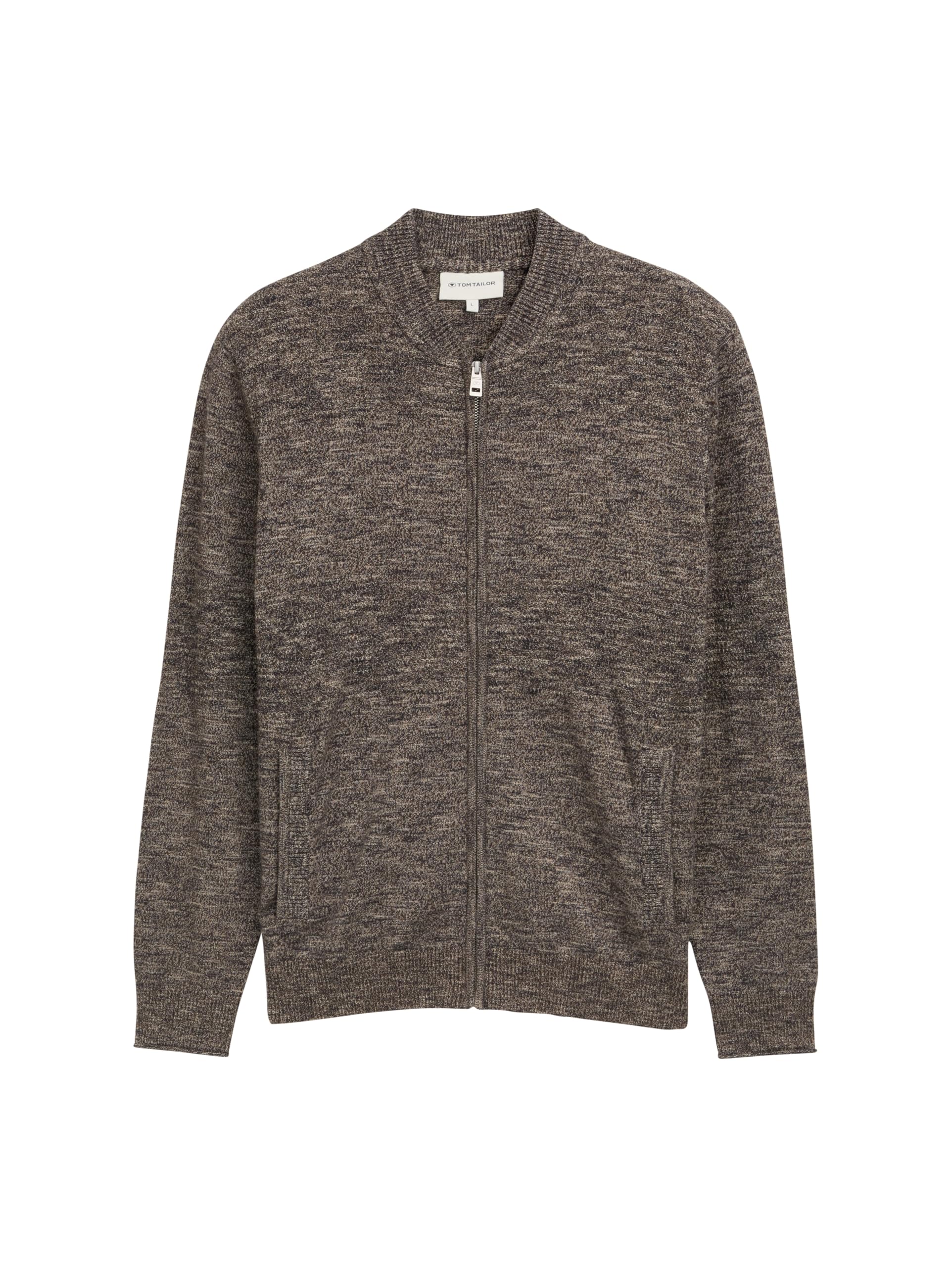 TOM TAILOR Herren Bomber Strickjacke