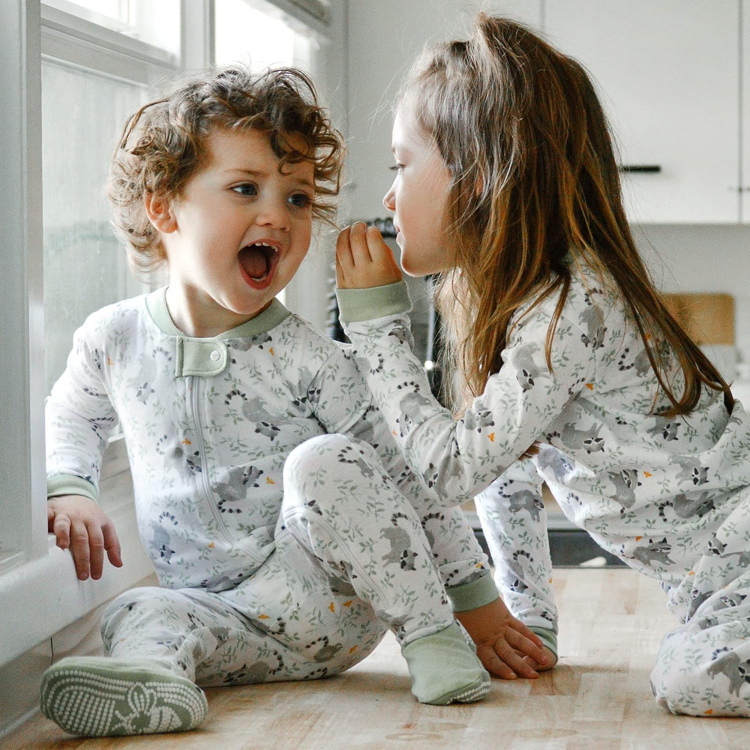 Vista 3 de Burts Bees - Conjunto de pijama para bebé camiseta y pantalón de 2 piezas 100 algodón orgánico