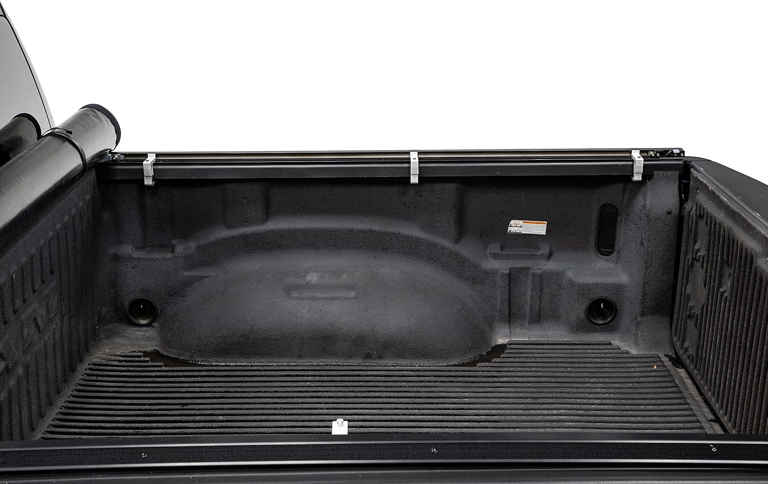 Diagram illustrating different truck bed lengths (5'8", 6'6", 8') and how to measure them for tonneau cover compatibility.