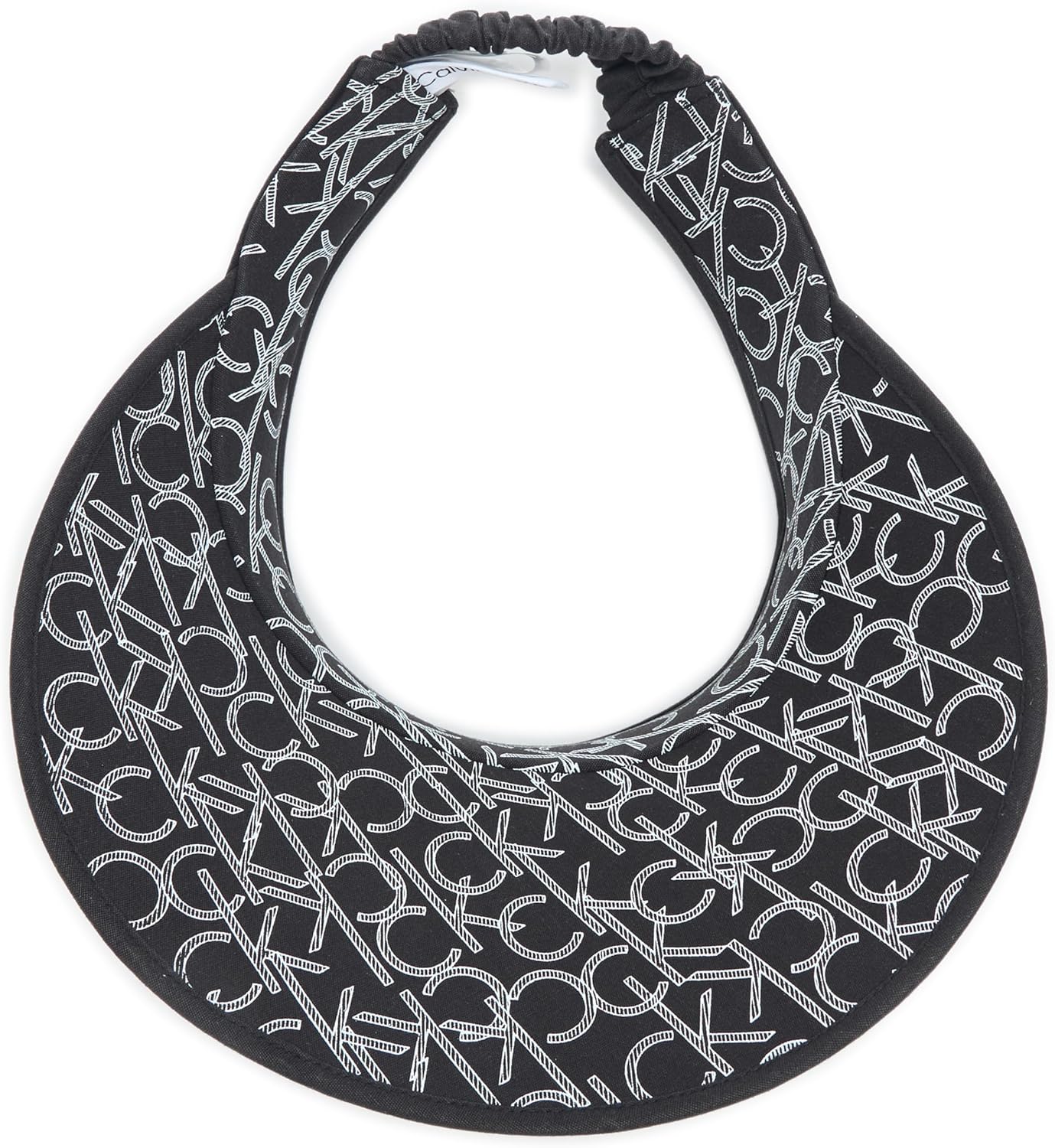 Calvin Klein Womens Wide Brim Straw Visor - Image 3