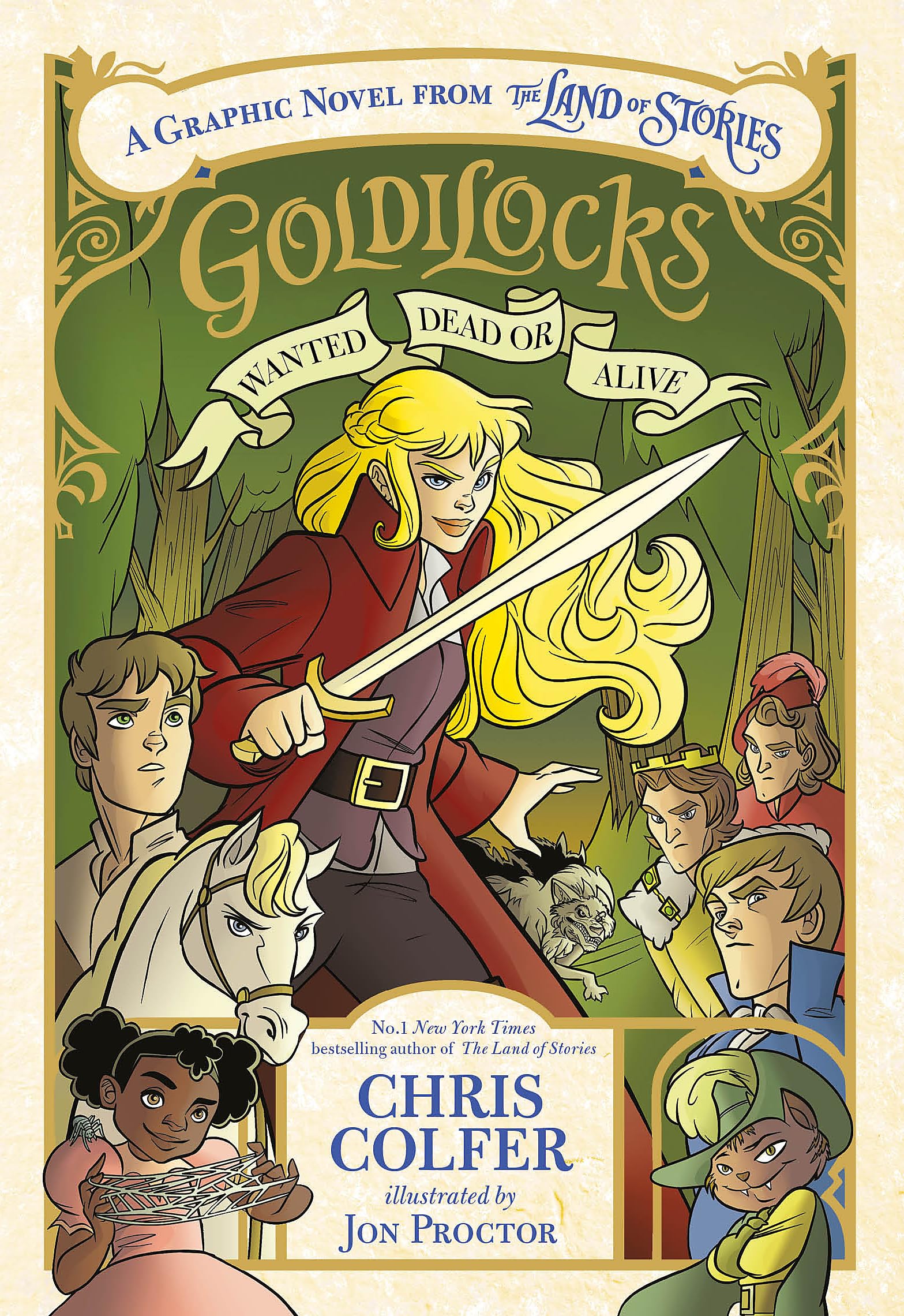 Little, Brown From #1 iNew York Timesi bestselling author Chris Colfer comes a graphic novel in the Land of Stories series featuring Goldilocks as you've never seen her before!