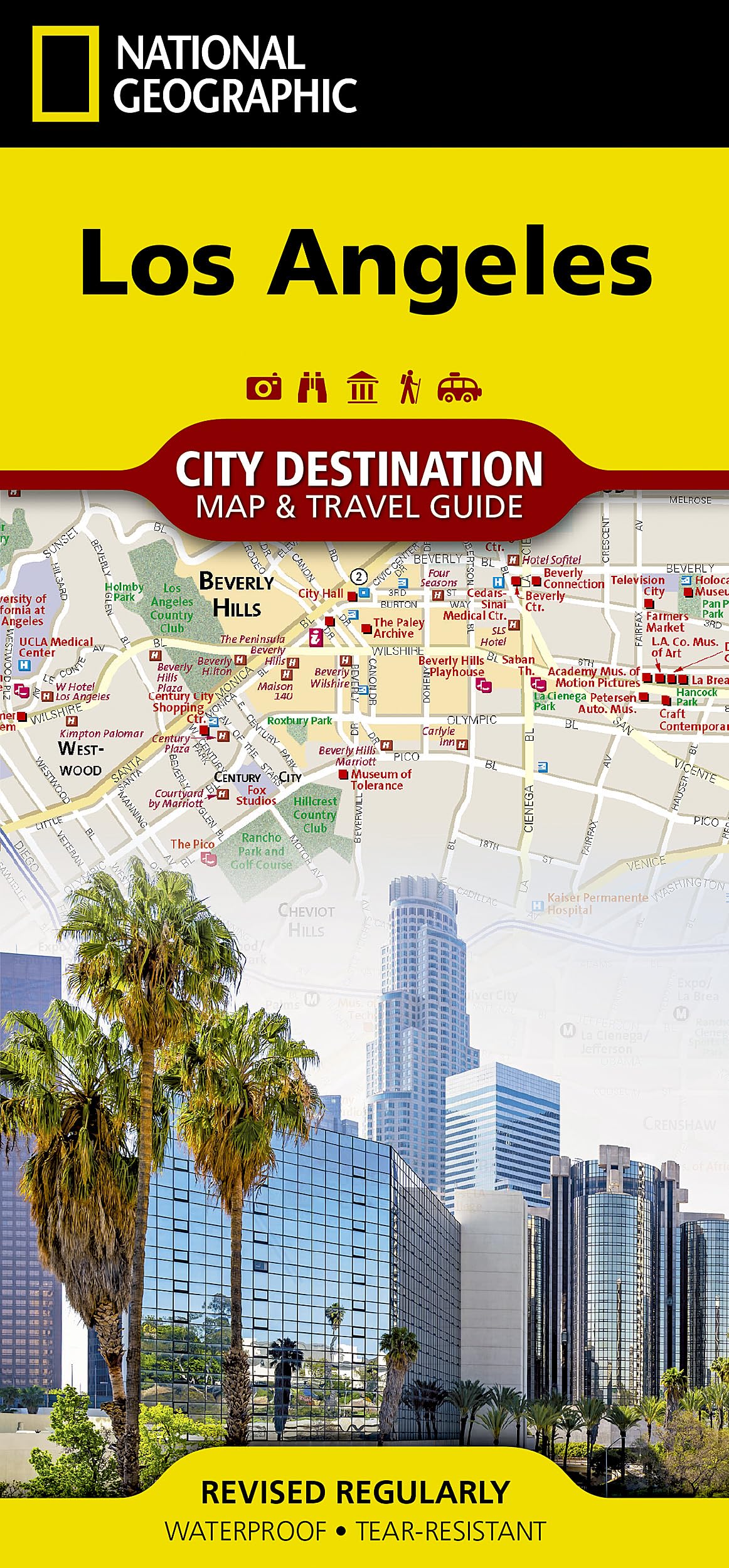 Los Angeles Map: City Destination Maps (National Geographic Destination City Map)