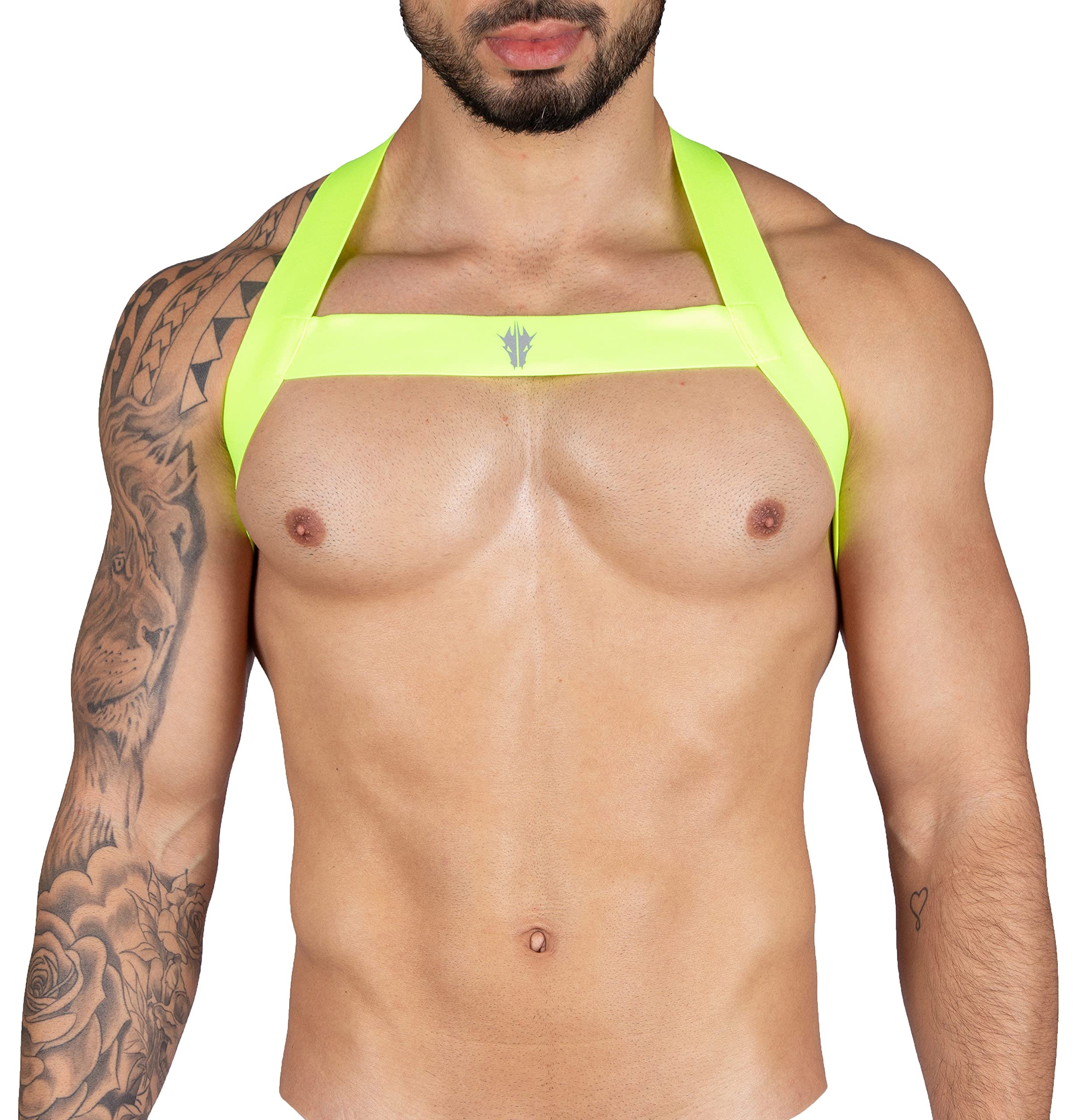 Harnais Ricok couture jaune fluo M évite les tractions