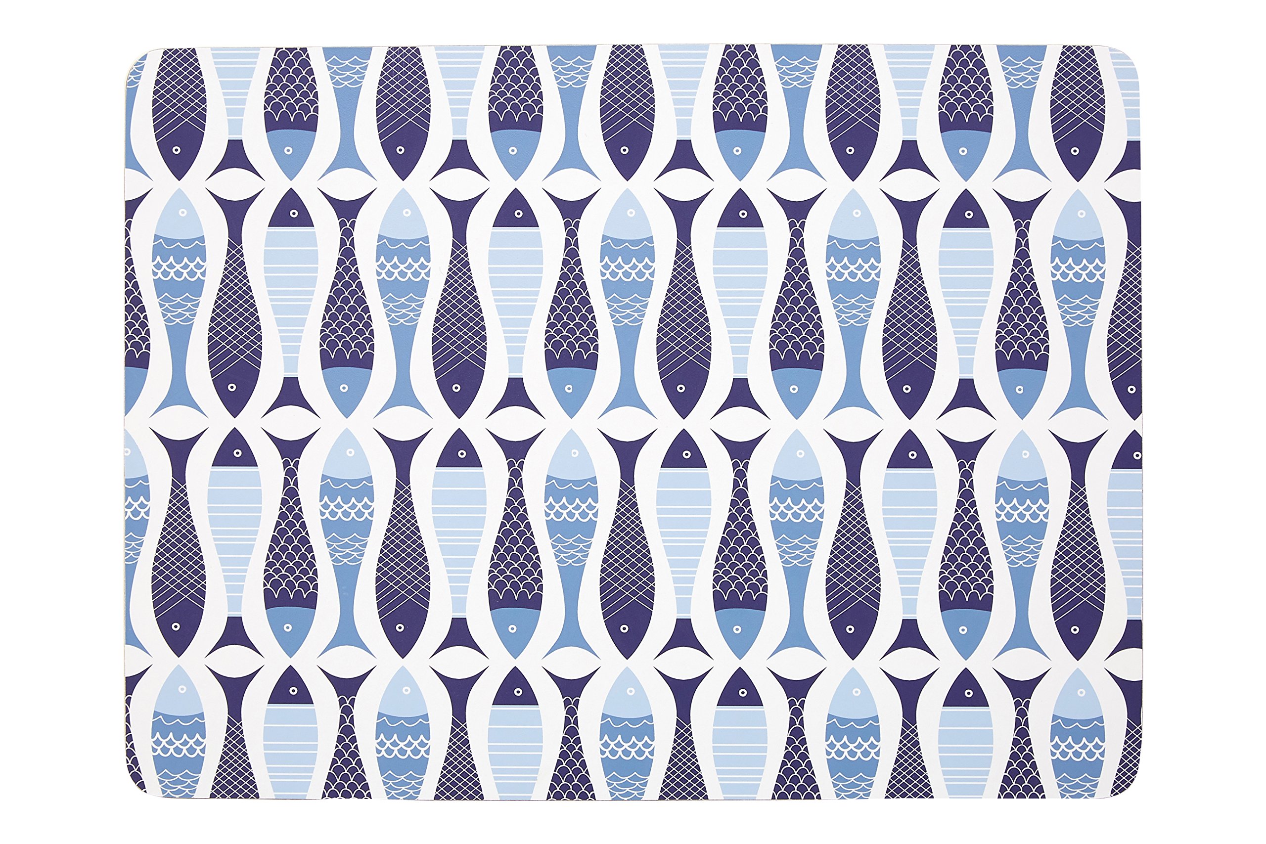 Premier Blue Housewares 1203686 Pisces Placemats, Cork, 29 X 0.69 X 22 Cm